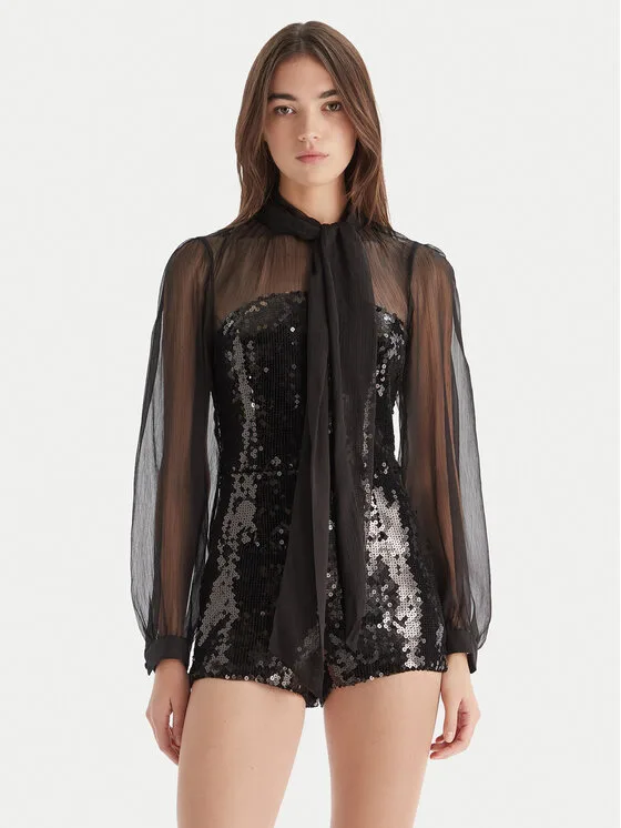 Bardot Гащеризон Daveen 60089PB Черен Regular Fit – Дамски гащеризони