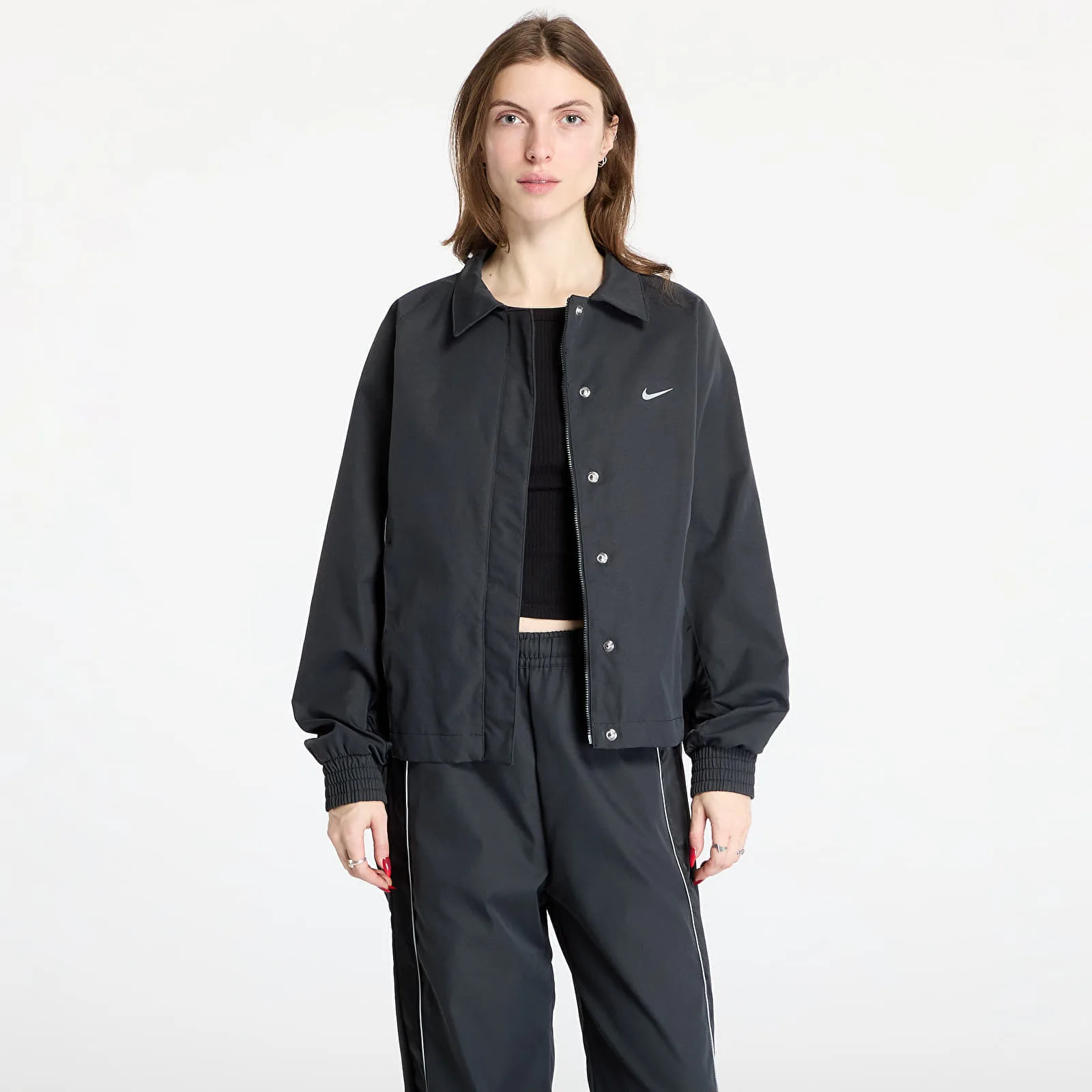 Яке Nike Sportswear Women's Woven Jacket Black/ Black XS – Дамски якета и палта