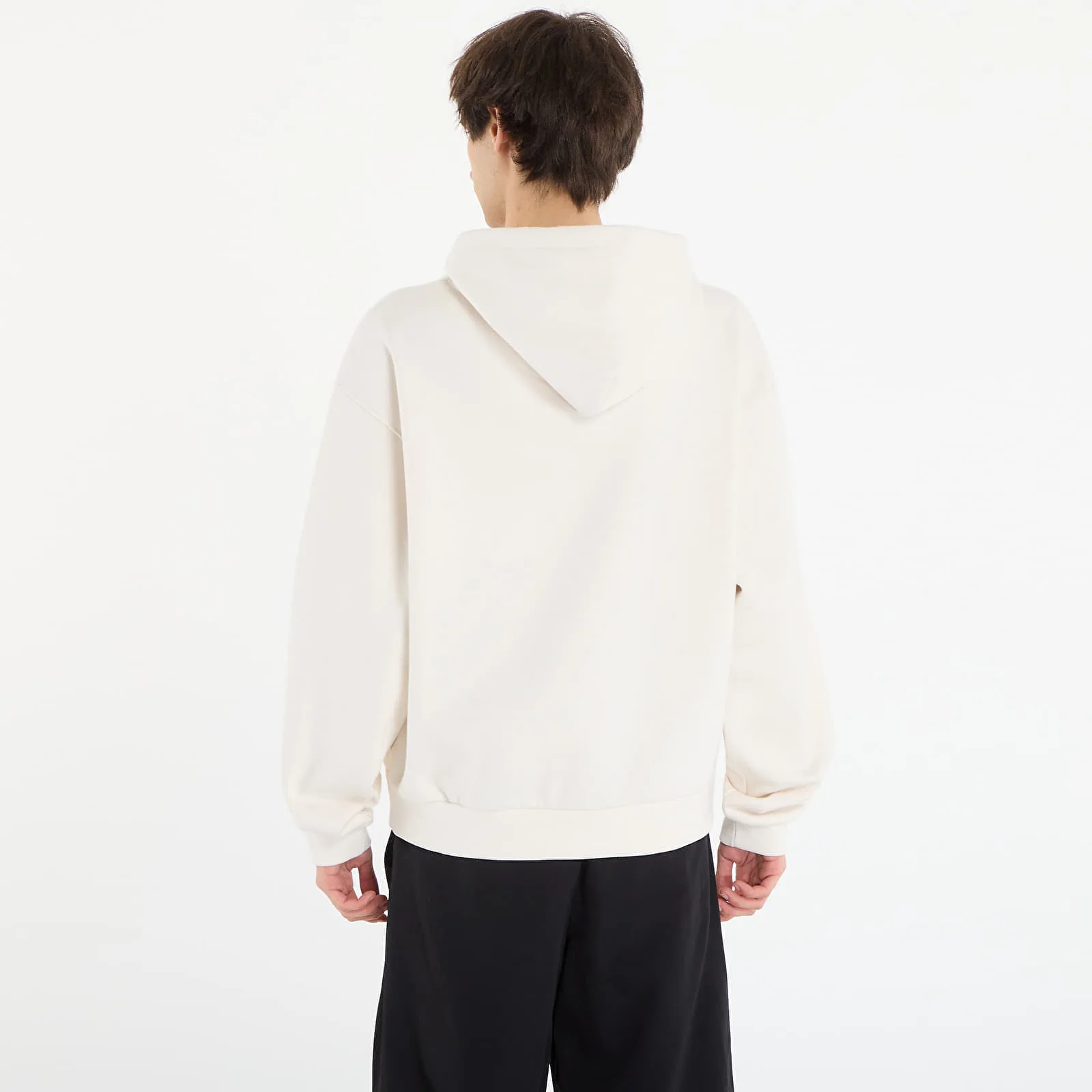 Мъжки суитшърт с качулка The North Face Redbox бял – White Dune – Мъжки худита