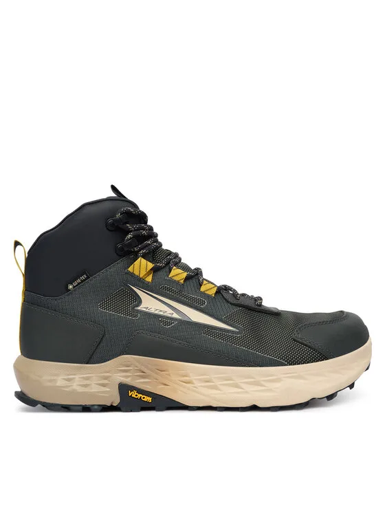 Мъжки високи туристически обувки Altra Timp Hiker GTX зелени – Мъжки високи трекинг обувки
