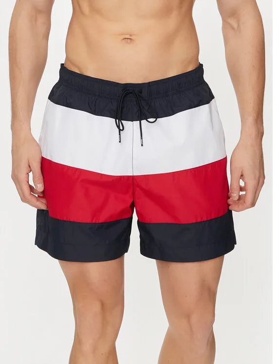 Мъжки плувни шорти Tommy Hilfiger многоцветни – Цветен – Мъжки бански