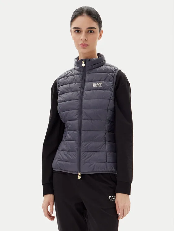 EA7 Emporio Armani Жилетка за костюм 7W000087 AF12477 U8115 Сив Slim Fit – Дамски елеци