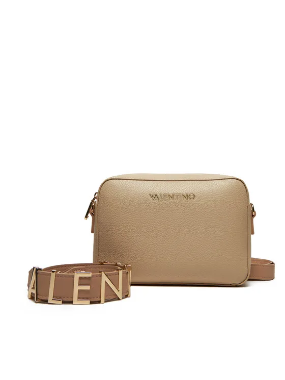 Valentino Дамска чанта Alexia VBS5A809 Бежов – Crossbody чанти