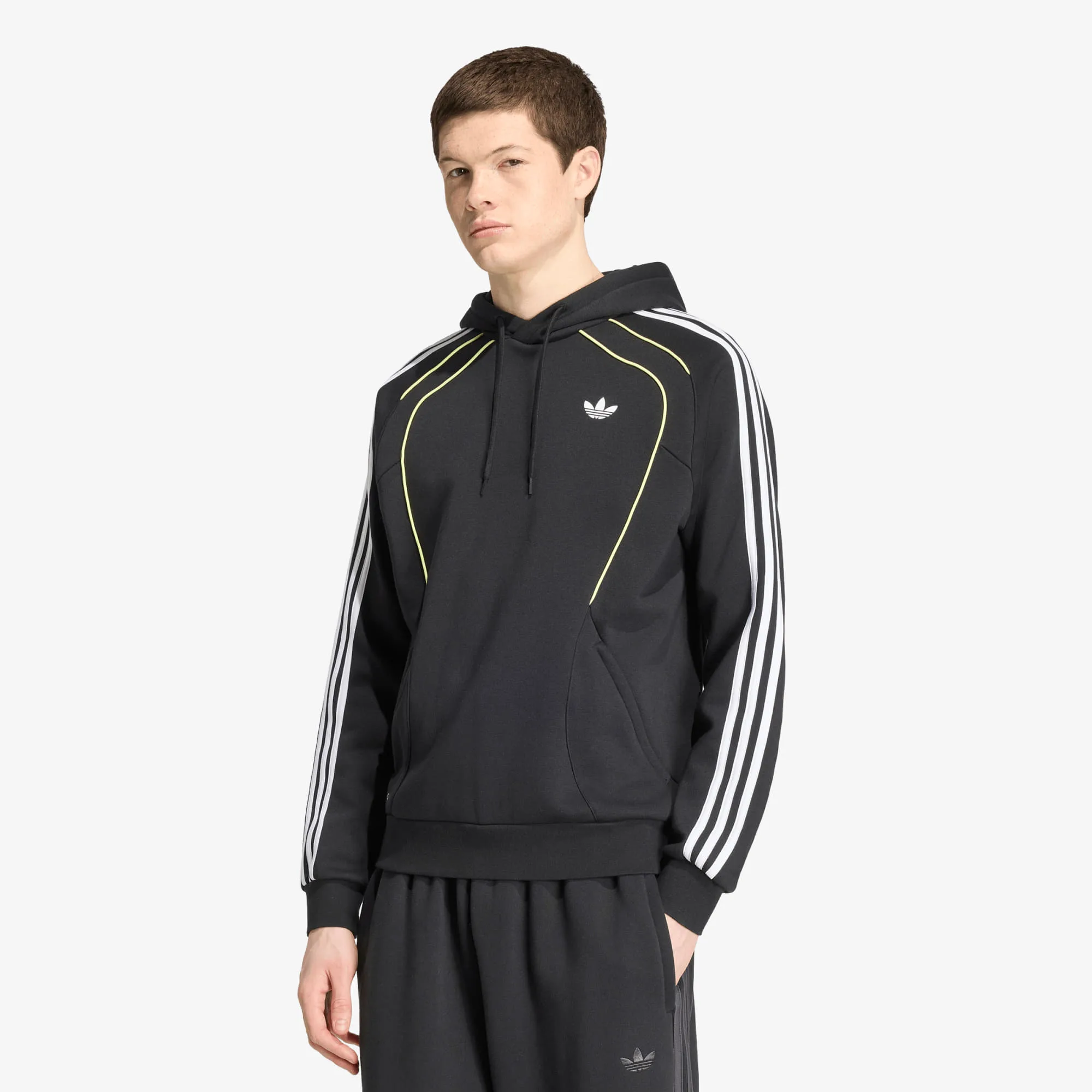 Мъжки суитшърт adidas Originals Teamgeist Hd черен/бял – Black|White – Мъжки суитшърти без цип