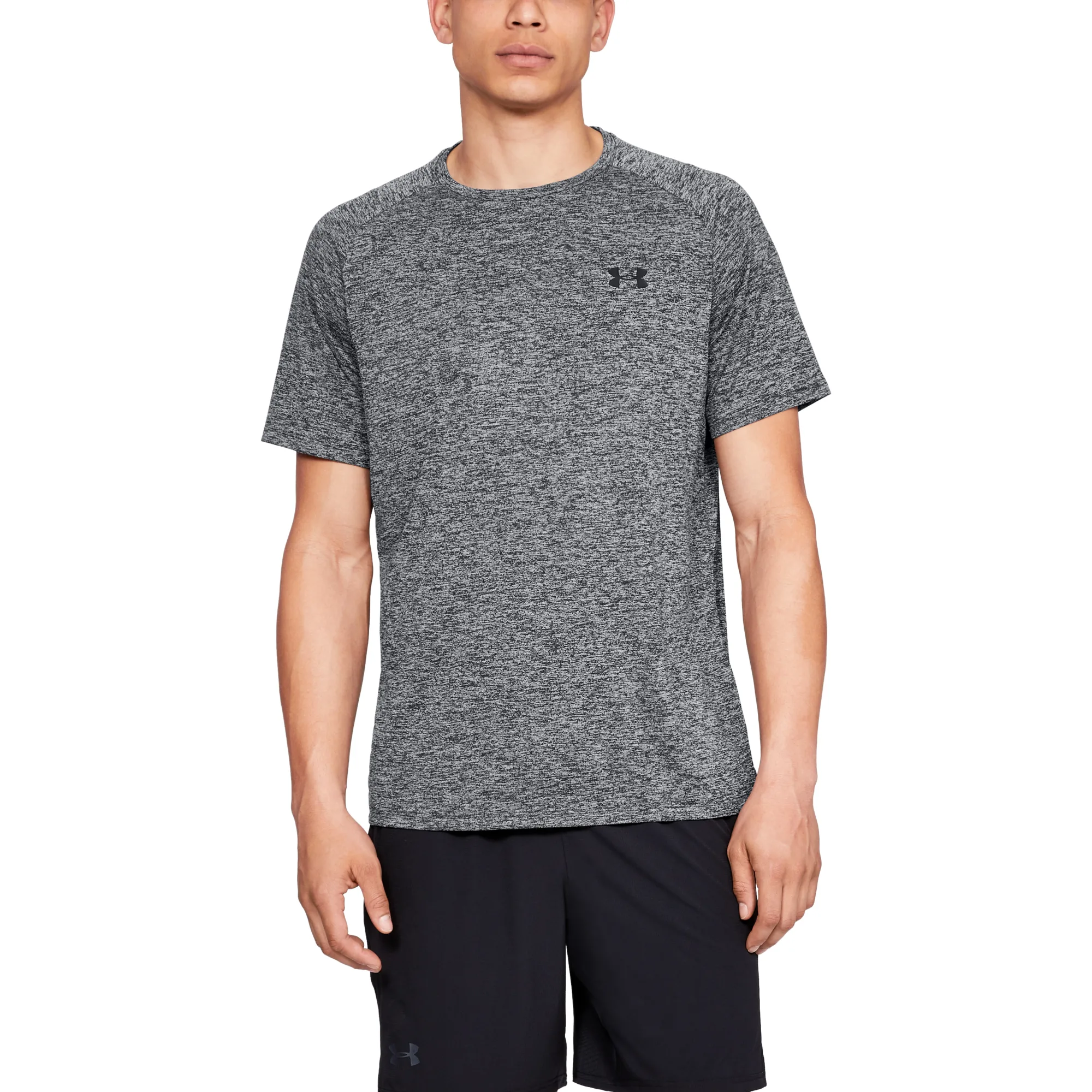 Тениска Under Armour Tech 2.0 SS Tee Black/ Black L – Мъжки тениски