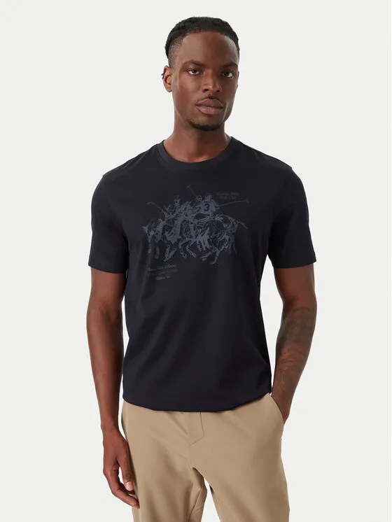 Beverly Hills Polo Club Тишърт P-SS26M-TS101 Тъмносин Regular Fit – Мъжки тениски