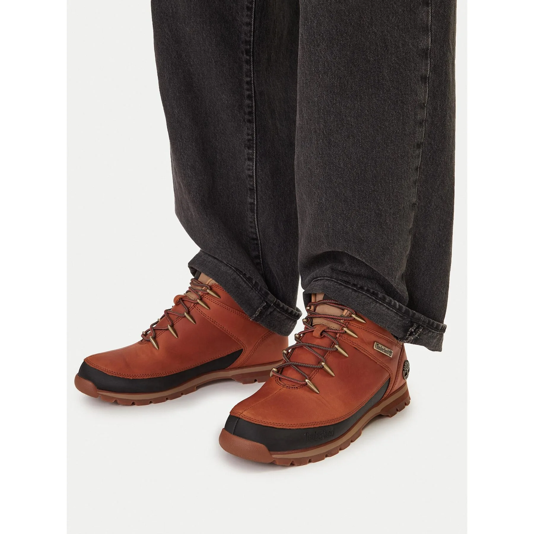 Туристически oбувки Timberland Euro Sprint Mid Lace TB0A2K84EJD1 Кафяв – Мъжки трапери и кубинки