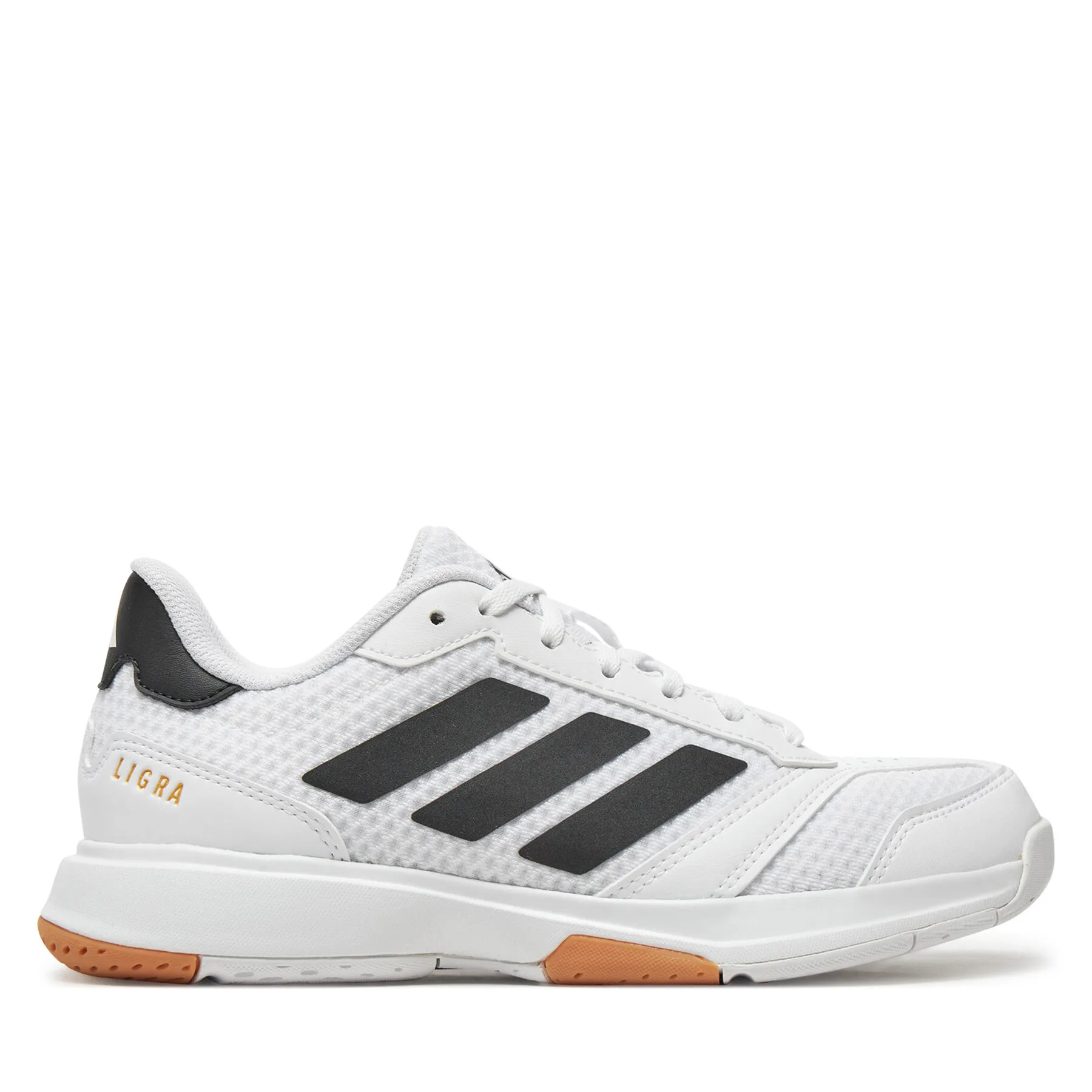 Дамски обувки за зала adidas Ligra 8 Indoor IH8118 бели – Бял – Обувки за спортове на закрито