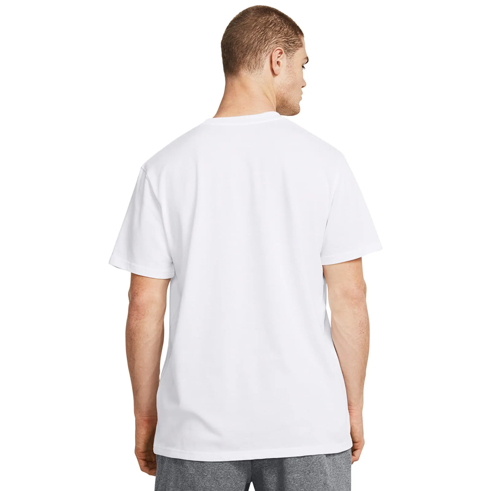 Тениска Under Armour HW ARMOUR LABEL SS Tee White/ Black M – White|Black – Мъжки тениски