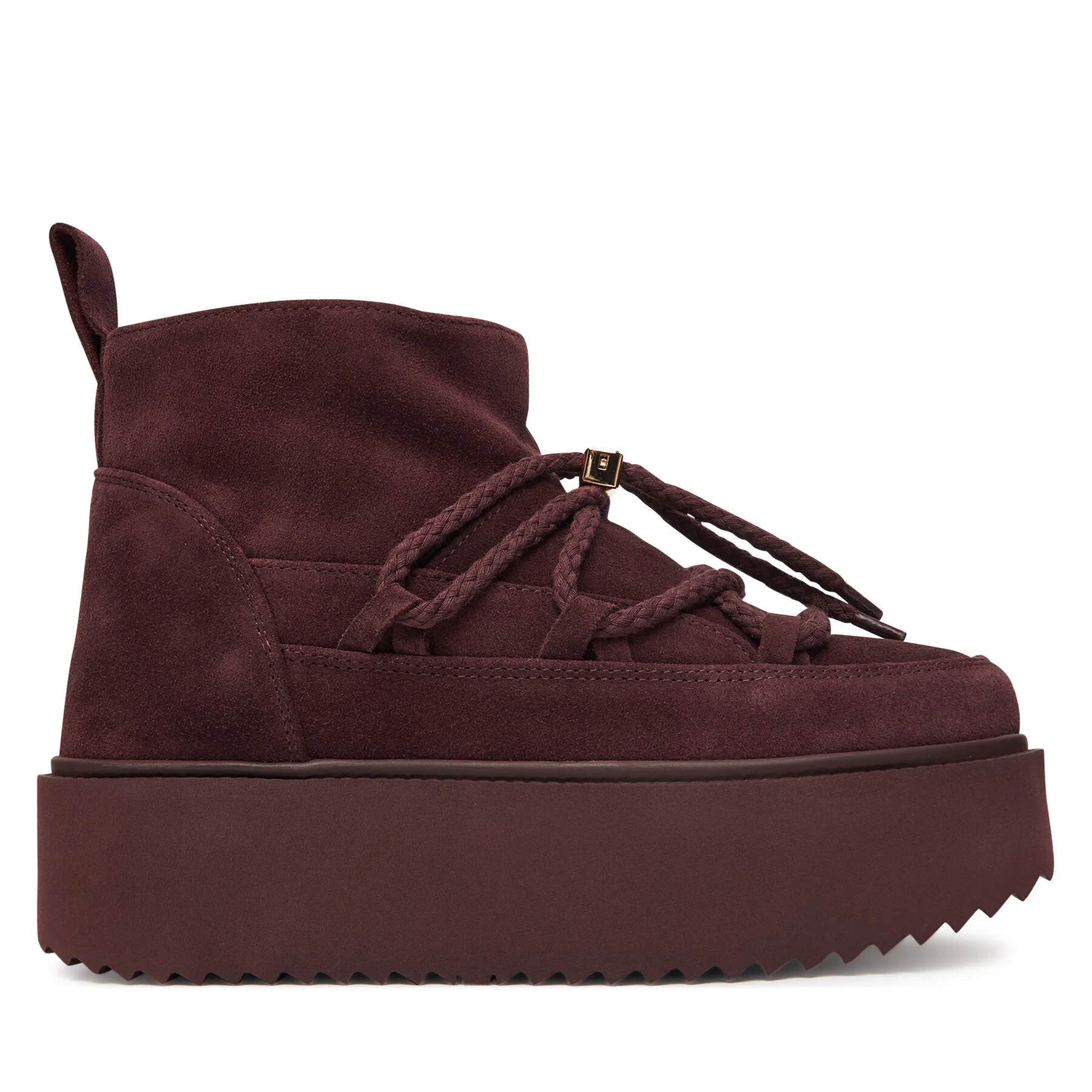 Дамски апрески Inuikii Classic Low Platform бордо