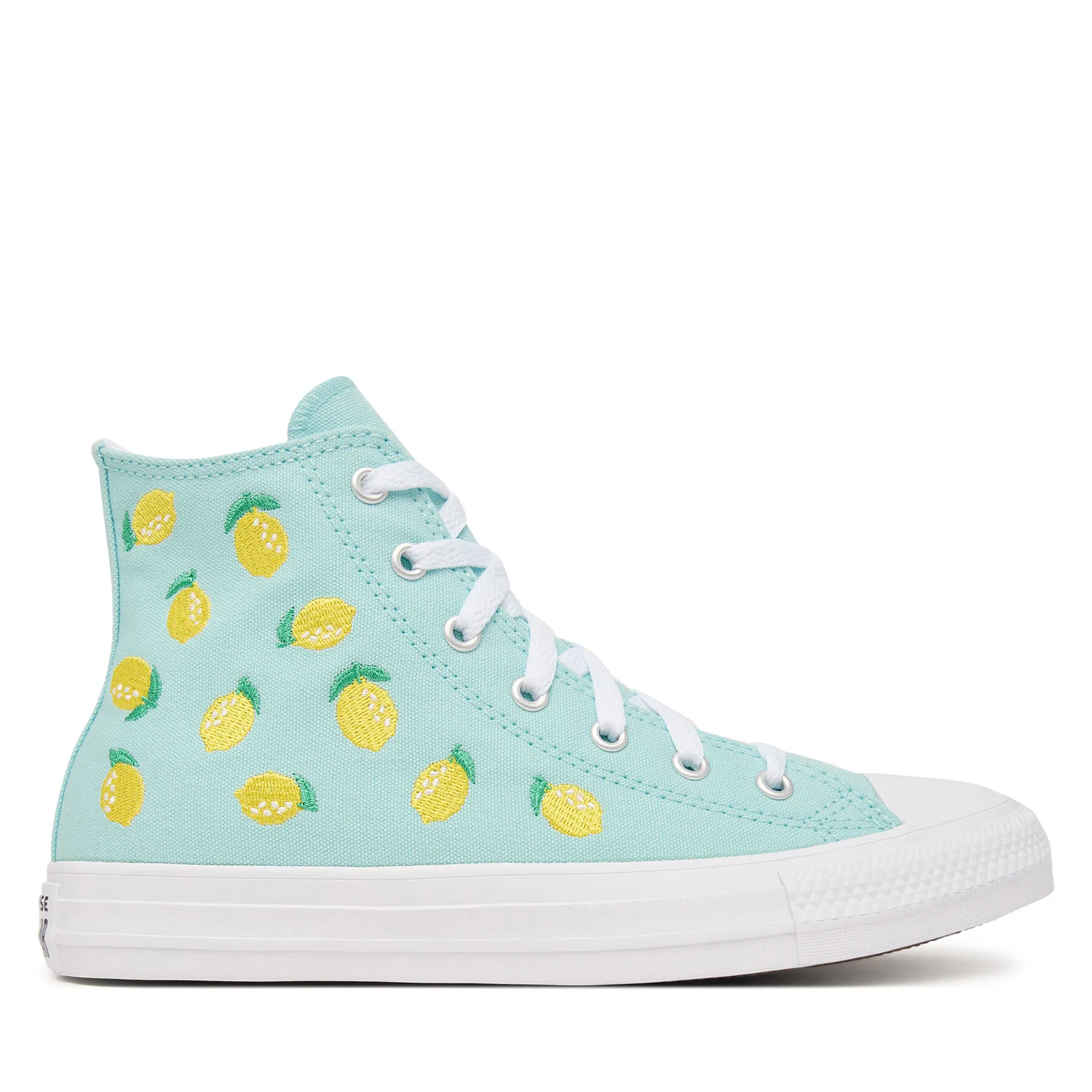 Детски високи кецове Converse Chuck Taylor All Star Citrus сини