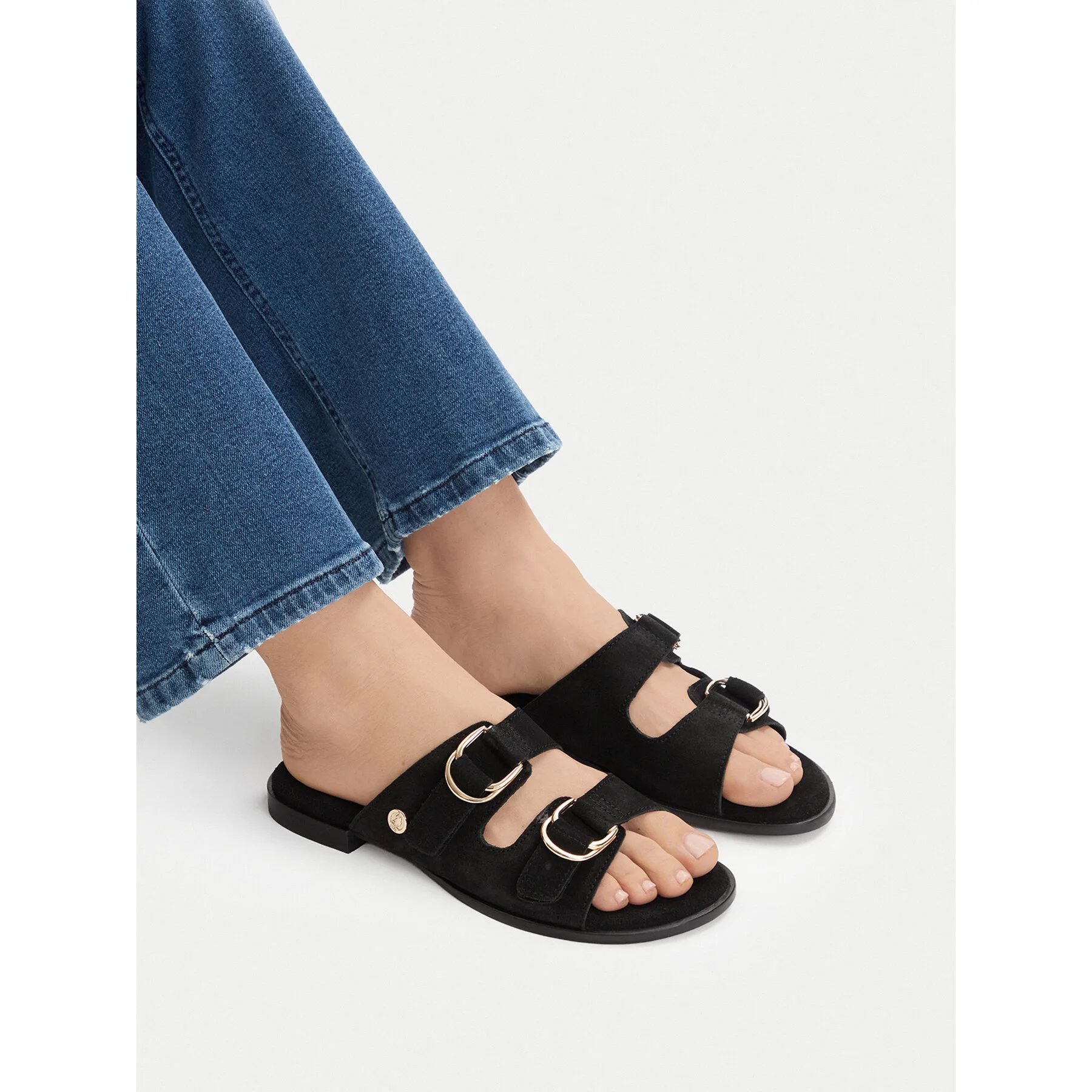 Чехли U.S. Polo Assn. EO-KATYA001W/6S1 Черен – Дамски чехли