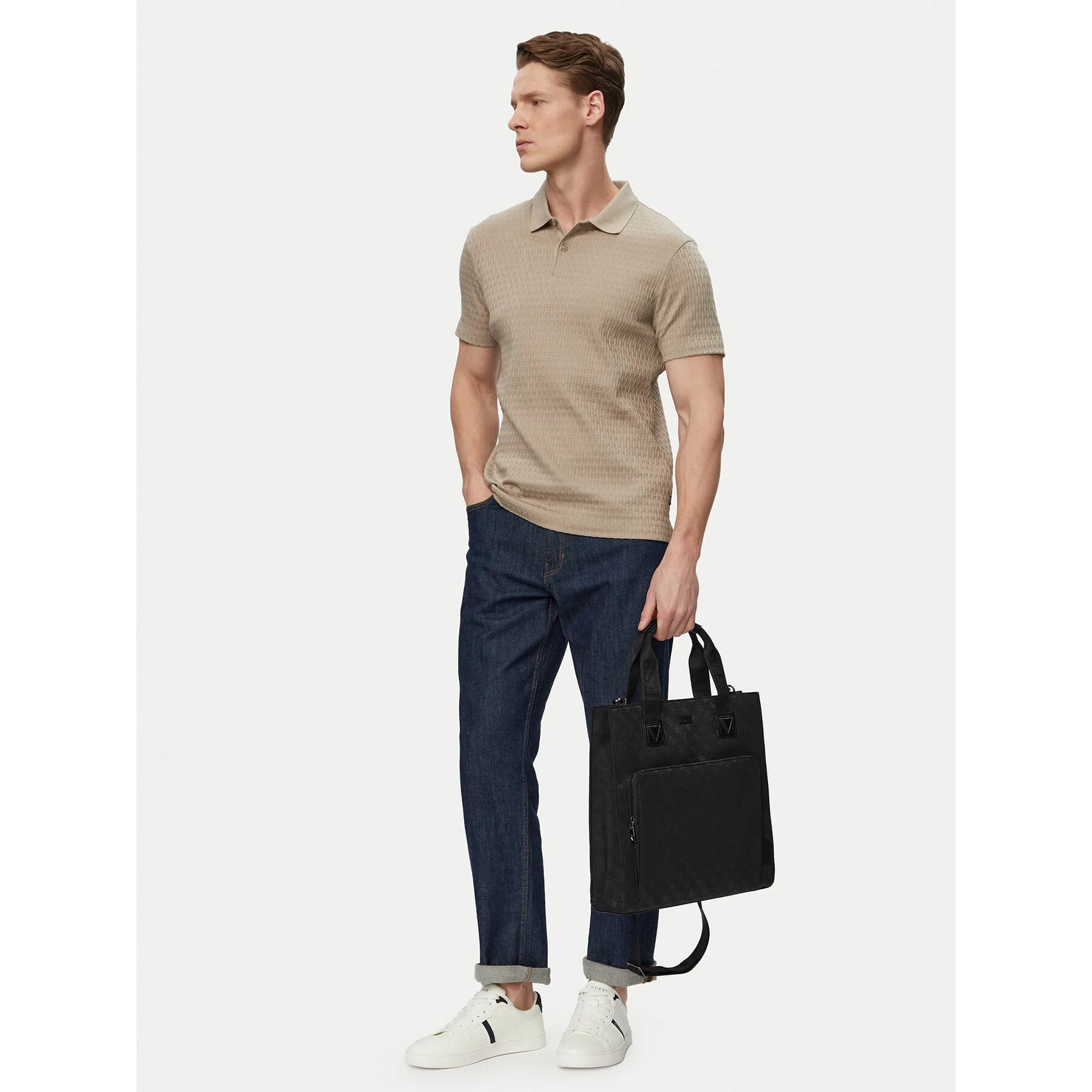 Чанта за лаптоп Guess Hmbost черна – Черен – Чанти за лаптоп