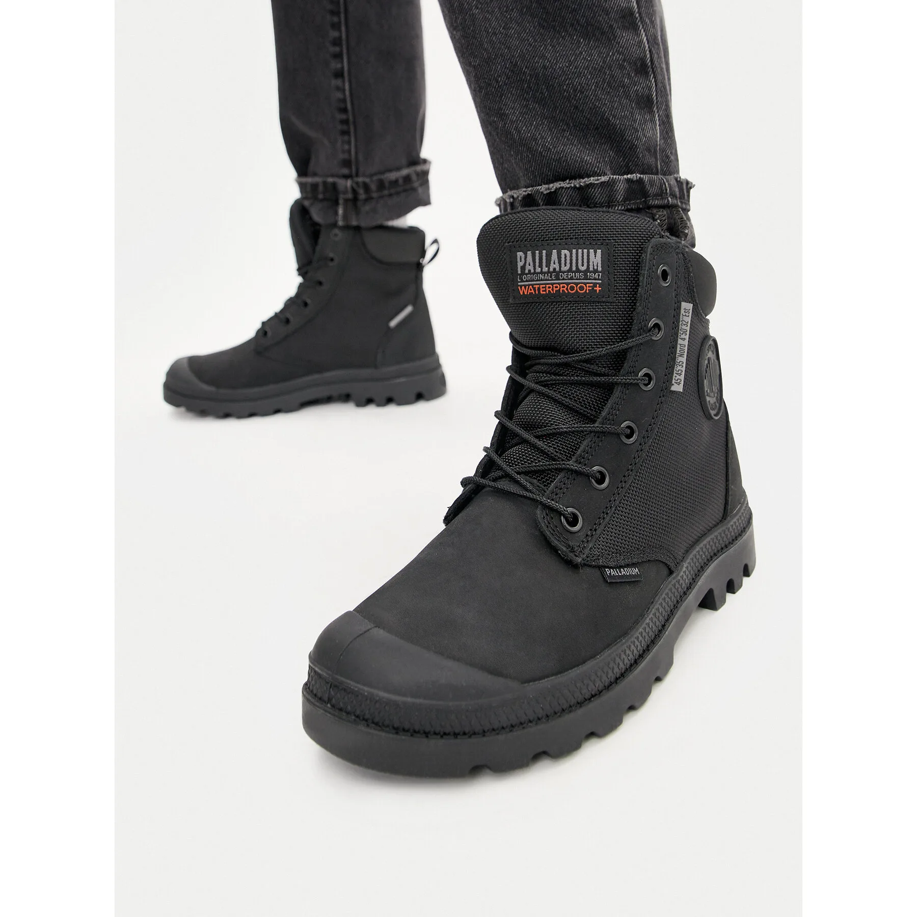 Туристически oбувки Palladium Pampa Sc Wpn U-S 77235-010-M Черен – Дамски трапери и кубинки
