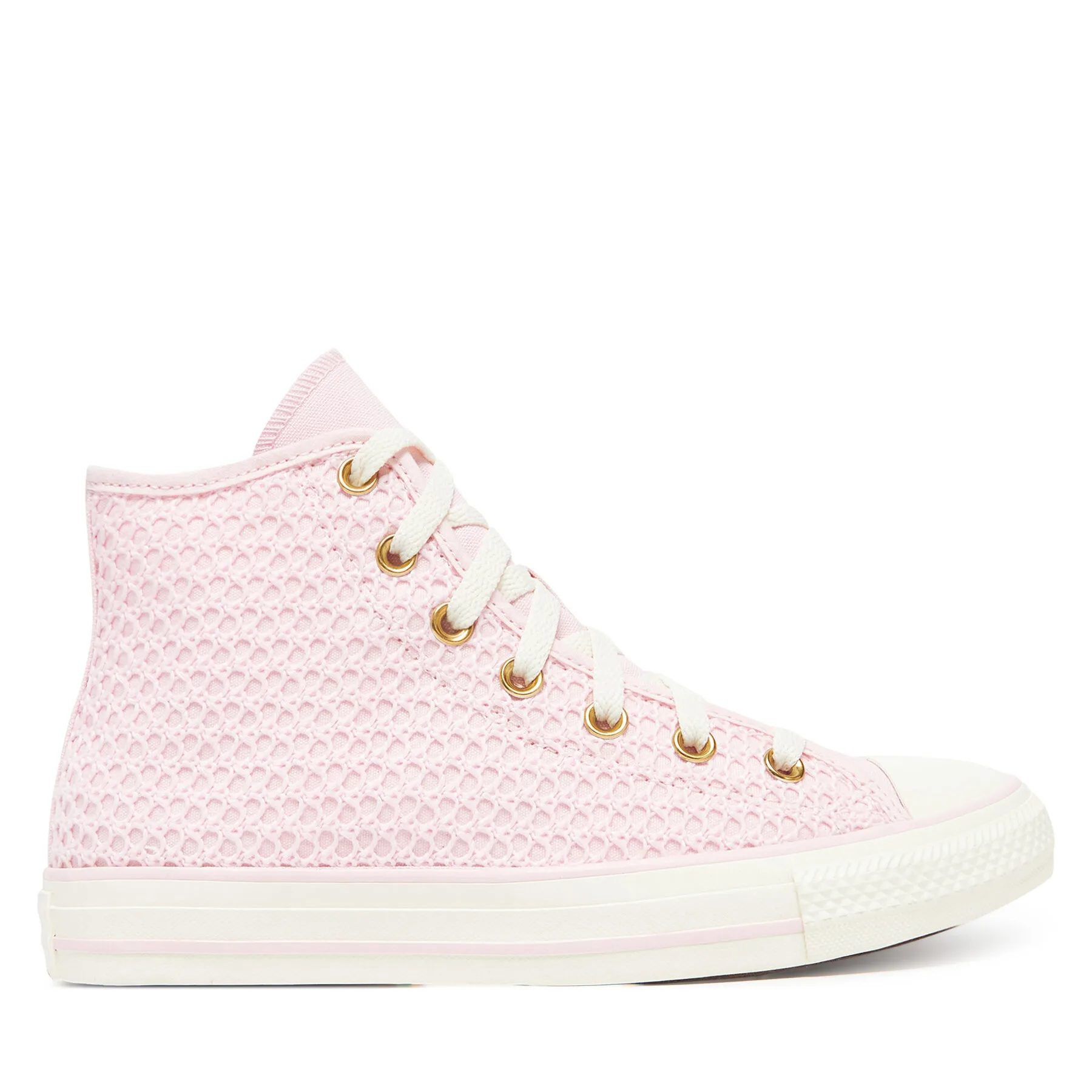 Кецове Converse Chuck Taylor All Star Knit Hi A13643C Розов – Дамски високи кецове