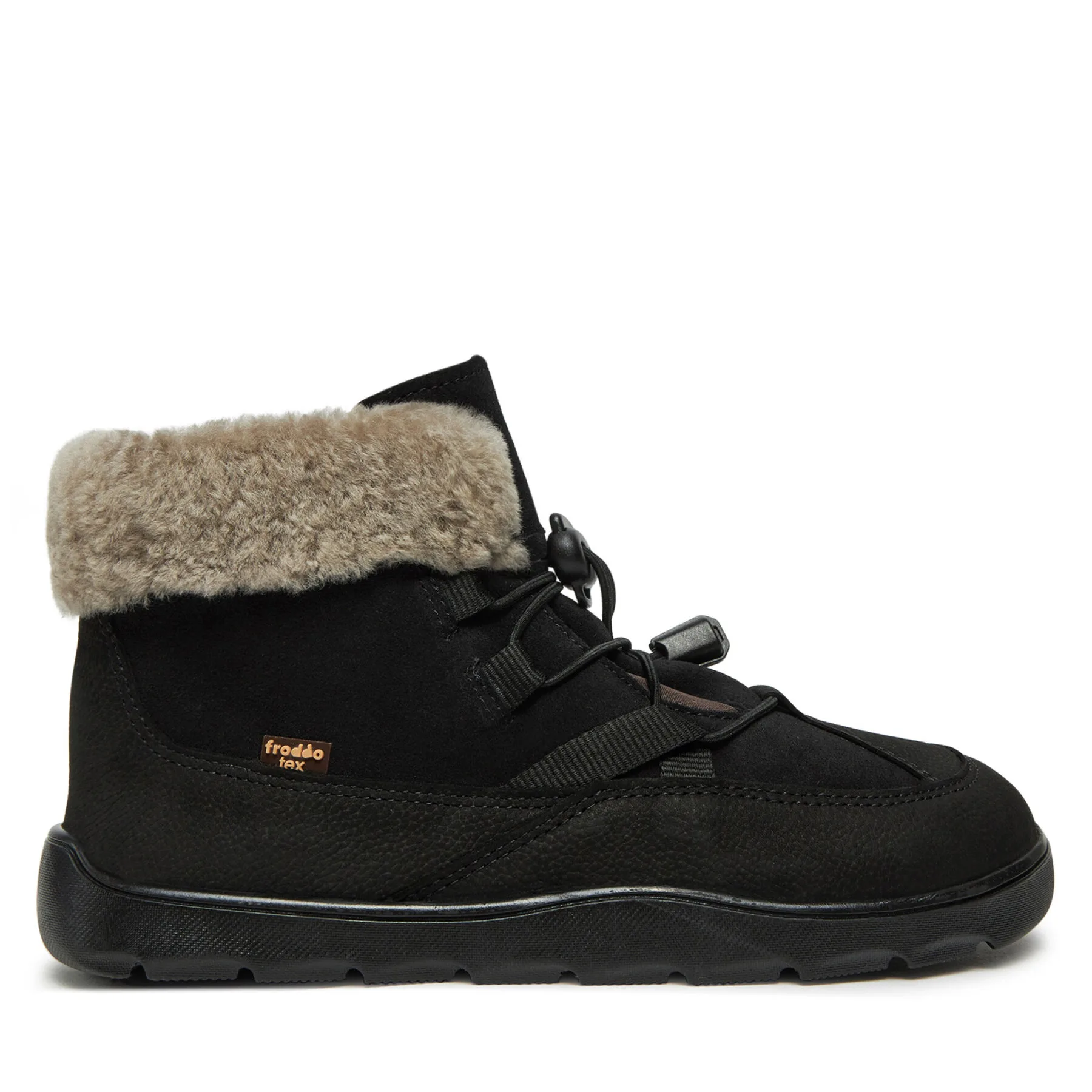 Детски зимни обувки Froddo Zeru Tex Cosy Barefoot черни – Черен