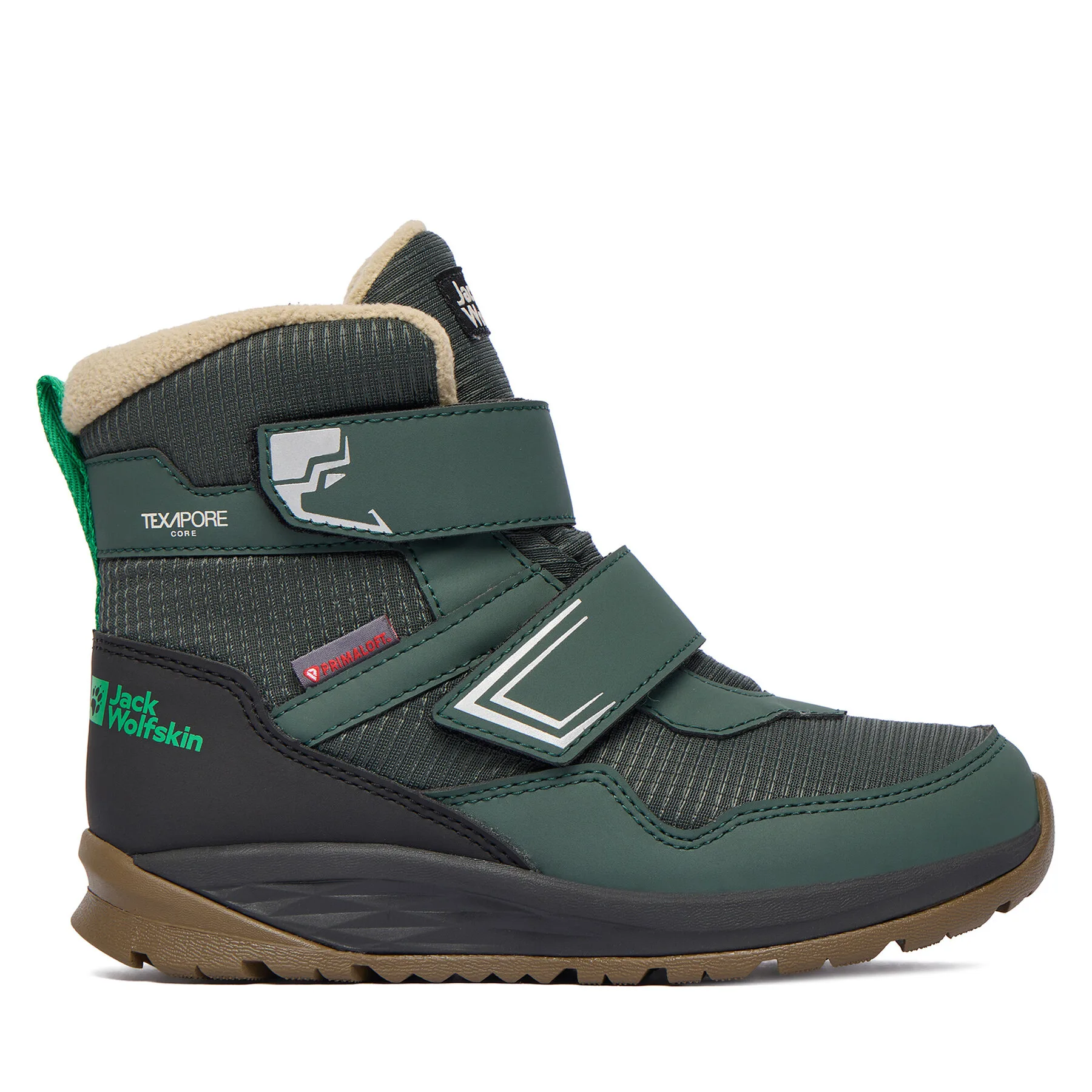 Детски апрески Jack Wolfskin Polar Bear Texapore Mid VC зелени – Апрески за момичета