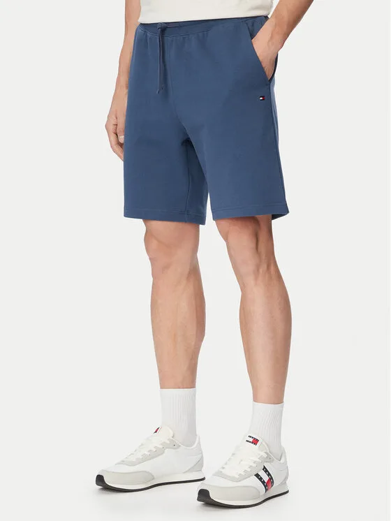 Мъжки спортни шорти Tommy Hilfiger MW0MW37240 сини – Мъжки спортни къси панталони