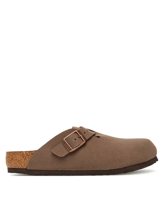 Детски чехли Birkenstock Boston 1030809 кафяви – Детски чехли и джапанки