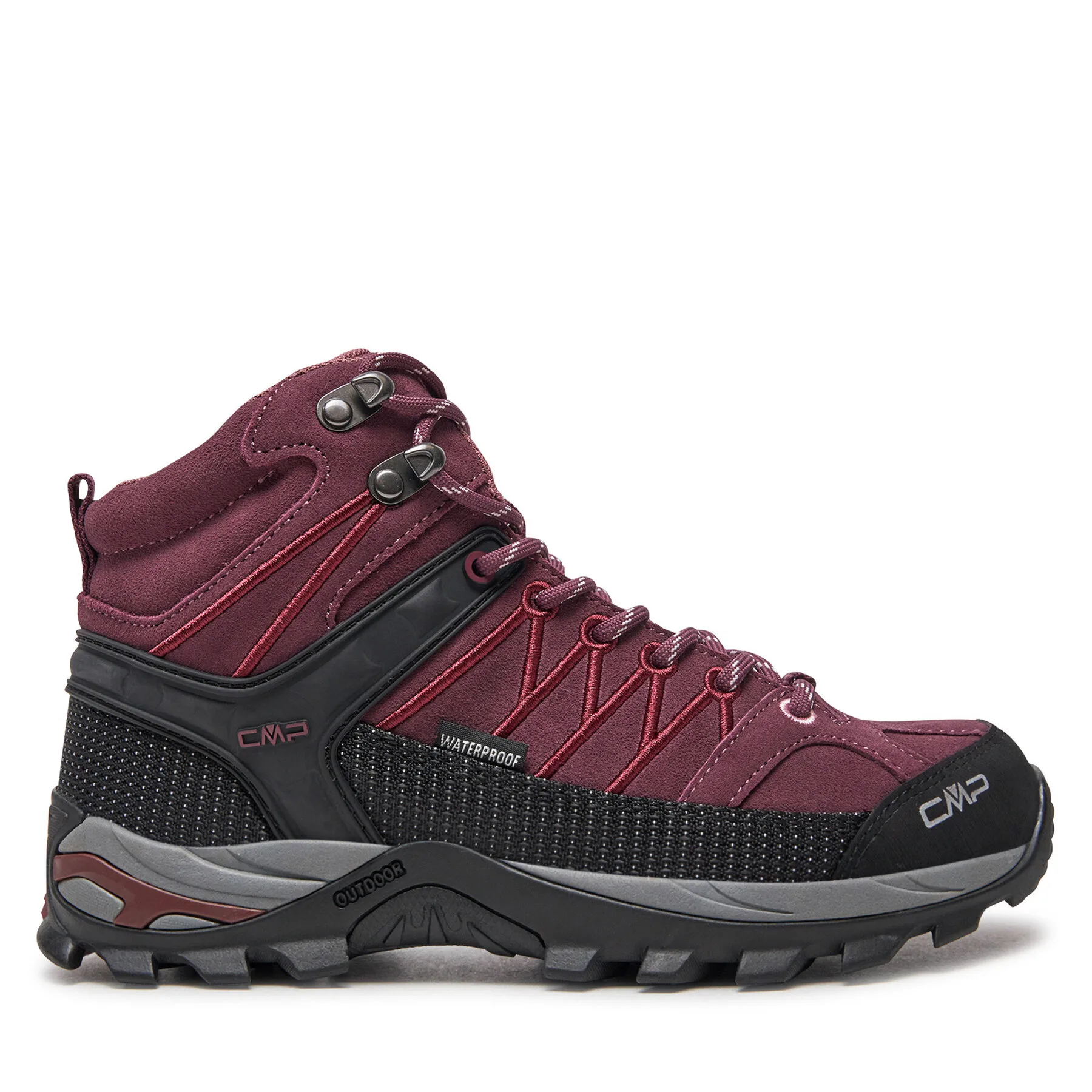 Туристически CMP Rigel Mid Wmn Trekking Shoes Wp 3Q12946 Бордо – Спортни обувки