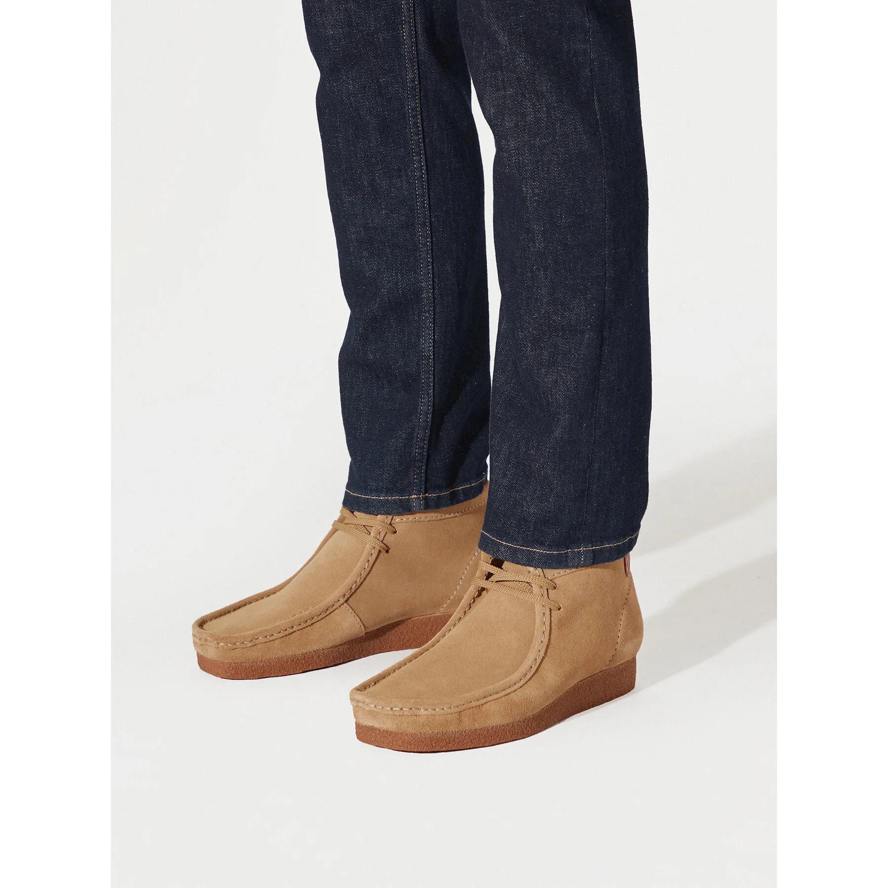 Зимни обувки Clarks Shacre Boot 26159438 Бежов – Мъжки боти и ботуши