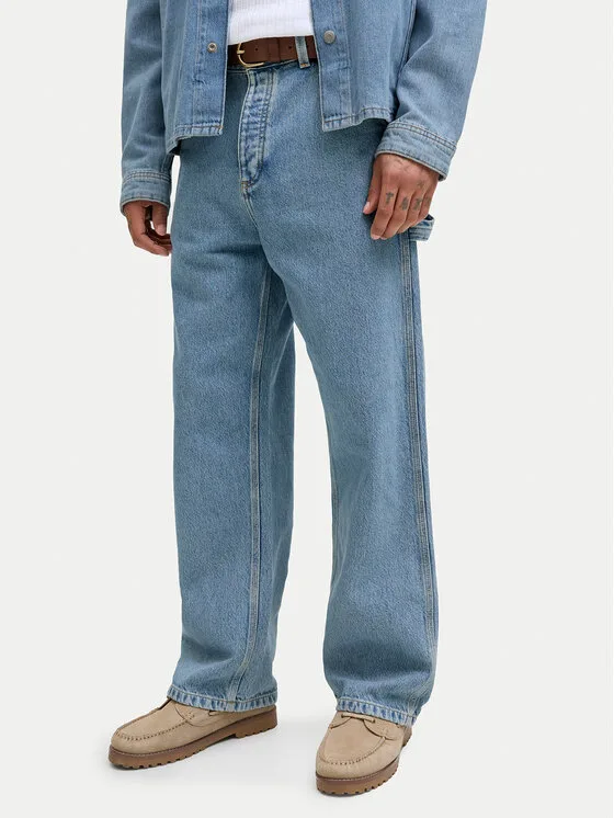 Jack & Jones Дънки Alex 12272222 Син Baggy Fit – Мъжки loose дънки