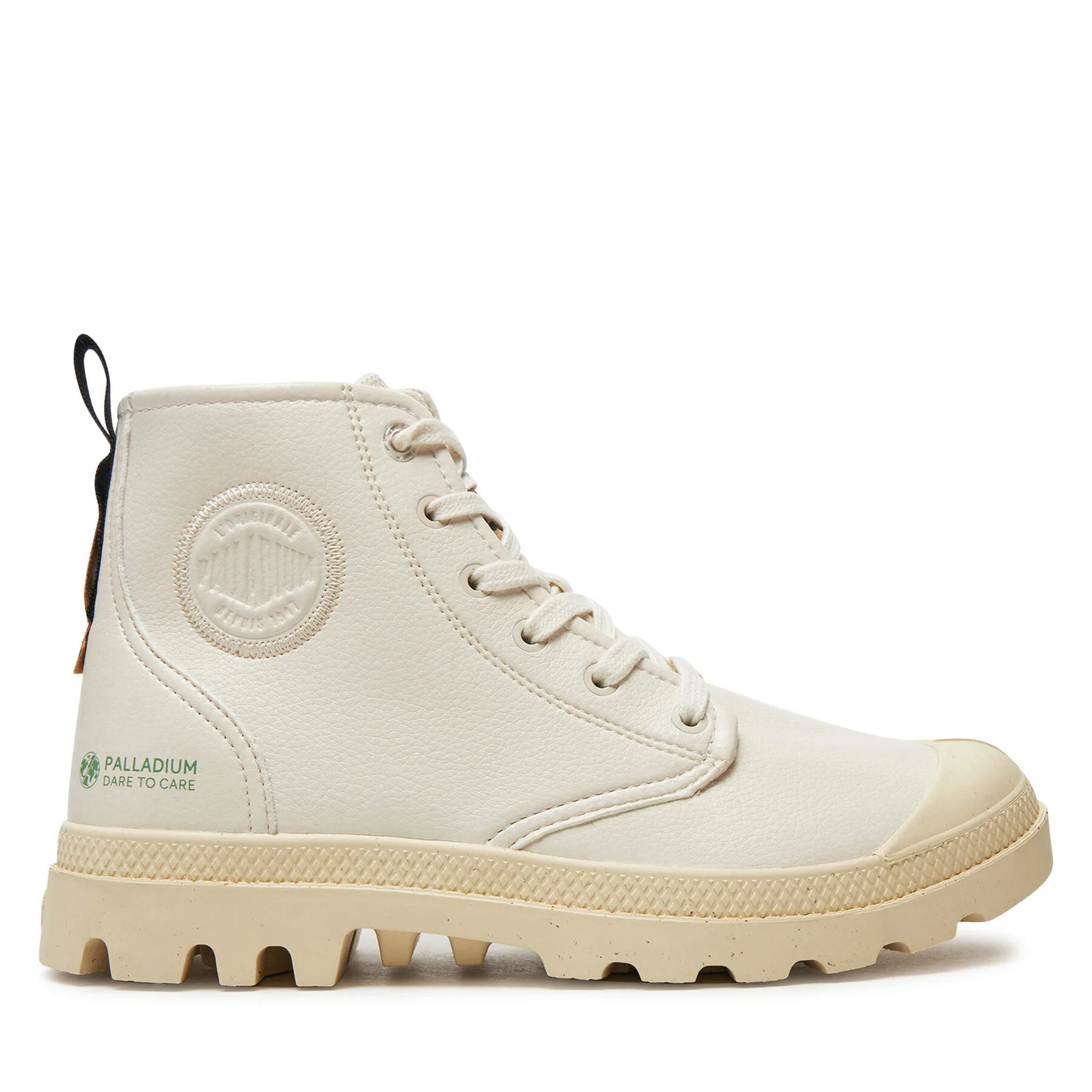 Дамски трапери Palladium o Pampa Hi Re Lth бели – Бял – Дамски трапери и кубинки