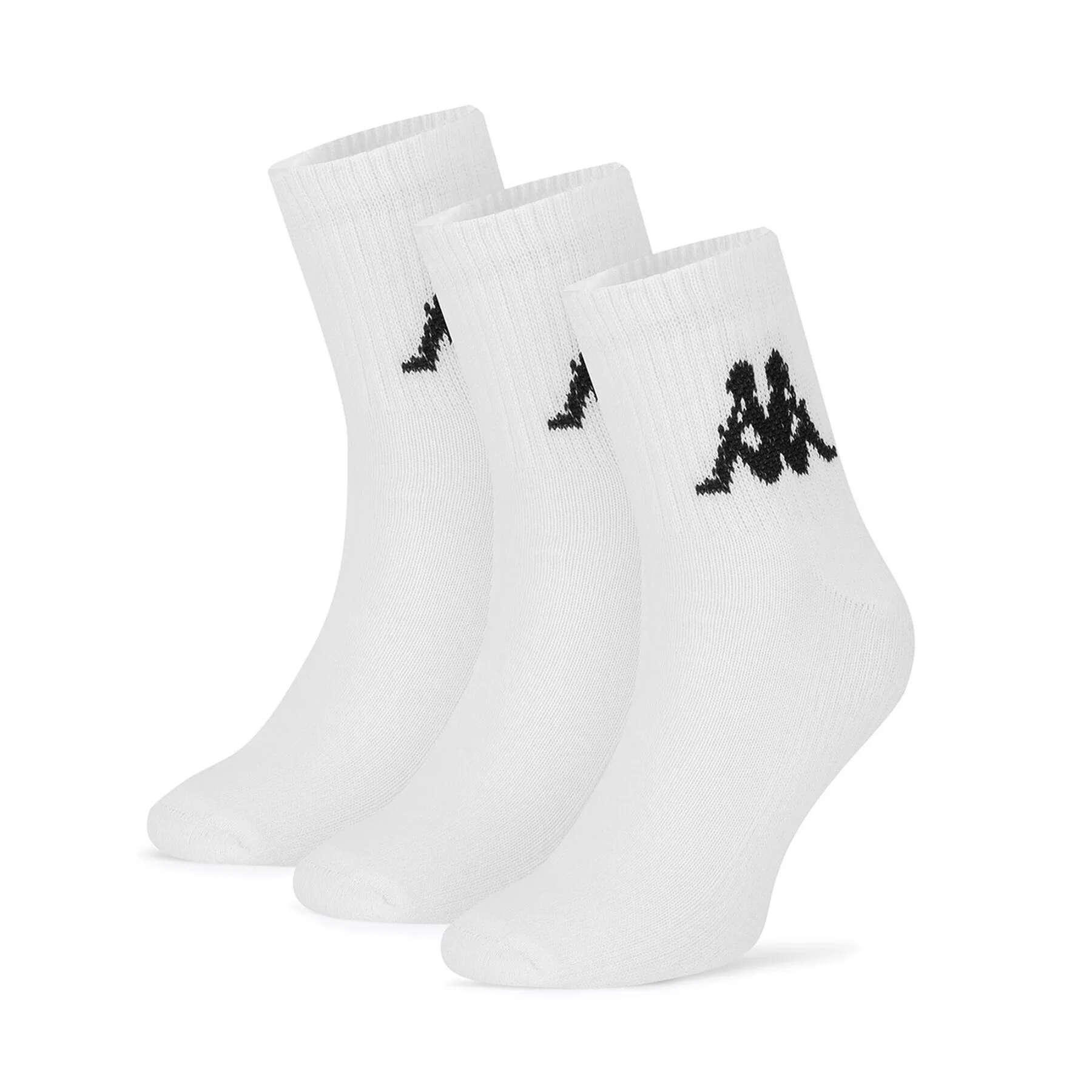 Дълги чорапи Kappa Z4444_AW24 (3-PACK) Бял – Мъжки чорапи