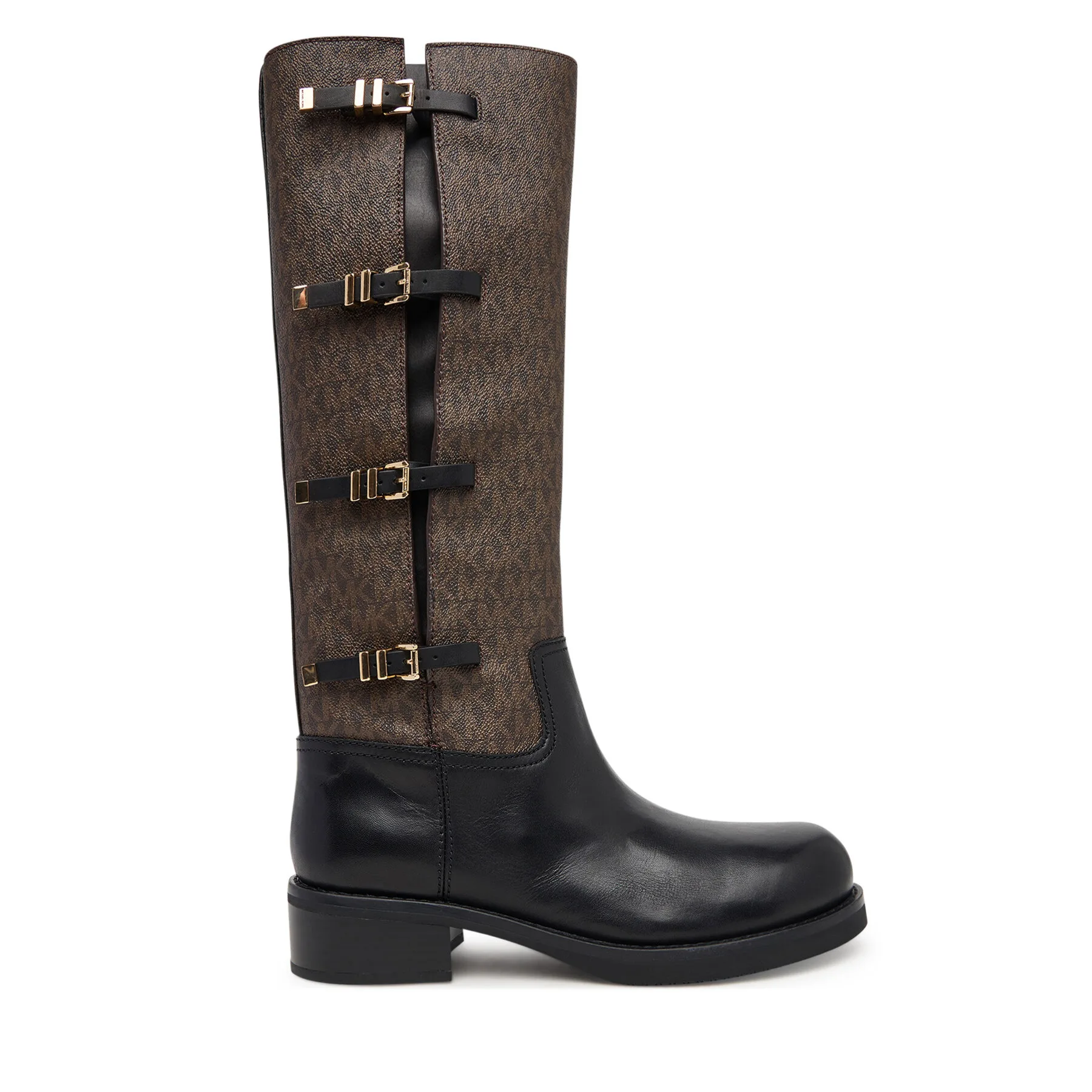Ботуши MICHAEL Michael Kors Darrington 40F5DTFB7L Черен – Дамски равни ботуши