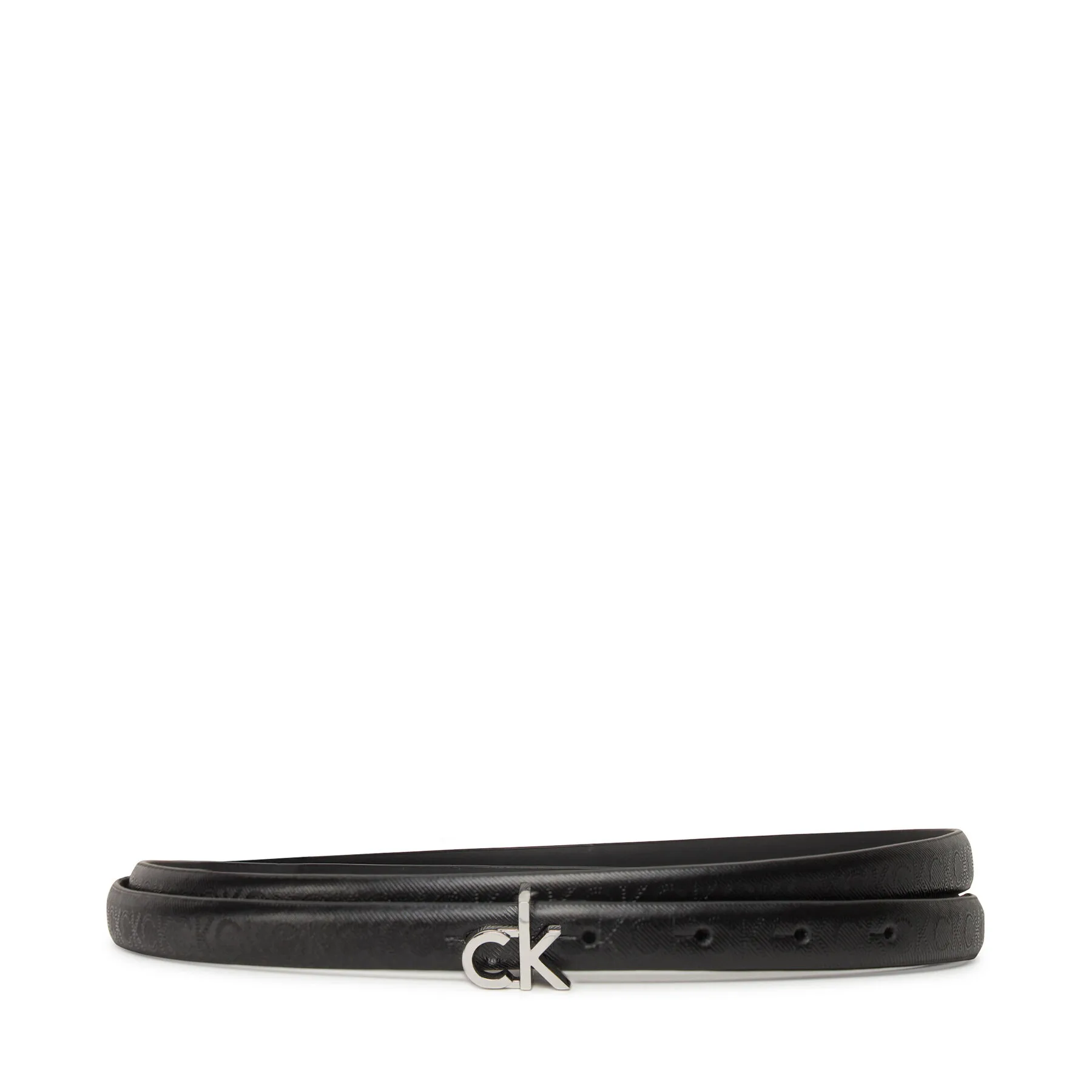 Дамски колан Calvin Klein Ck Buckle Skinny Belt 1.5_Mono K60K612933 Черен – Дамски колани