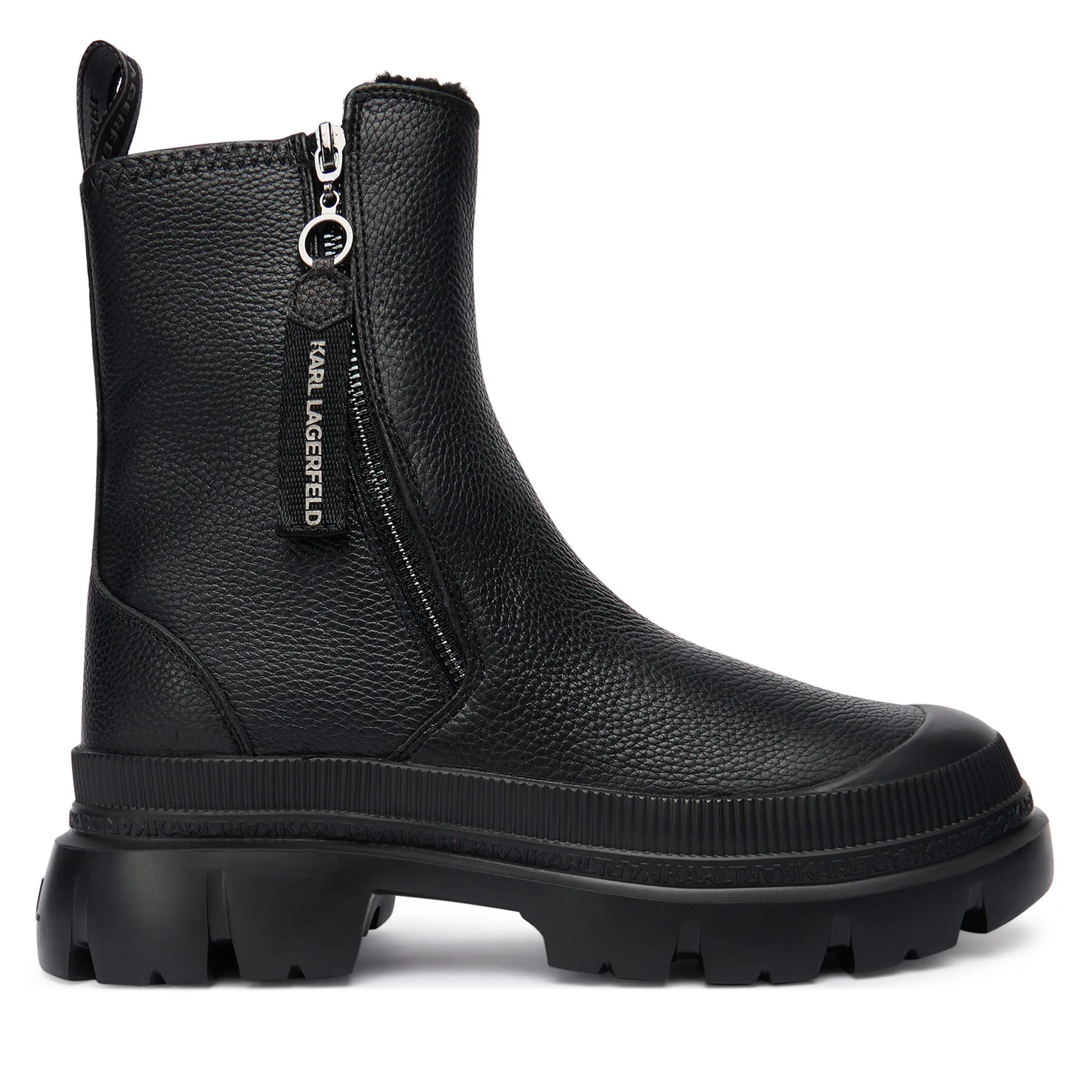 Боти KARL LAGERFELD KL43566 Черен – Дамски равни боти