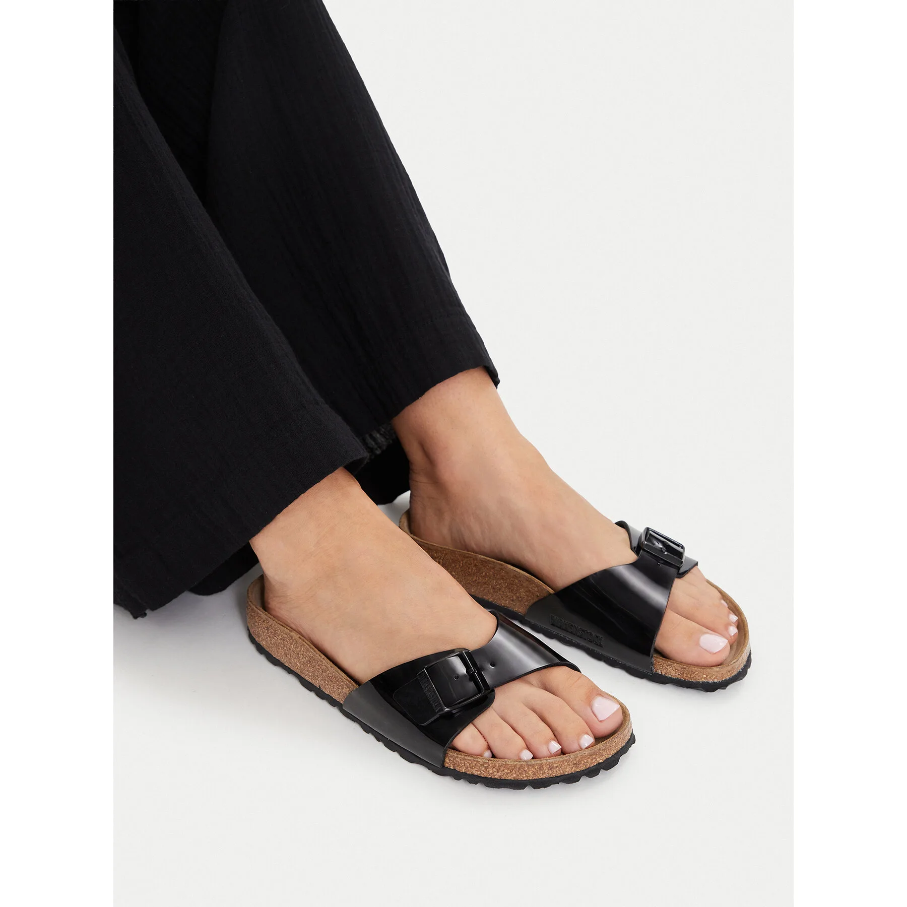 Чехли Birkenstock Madrid 040303 Черен – Дамски чехли