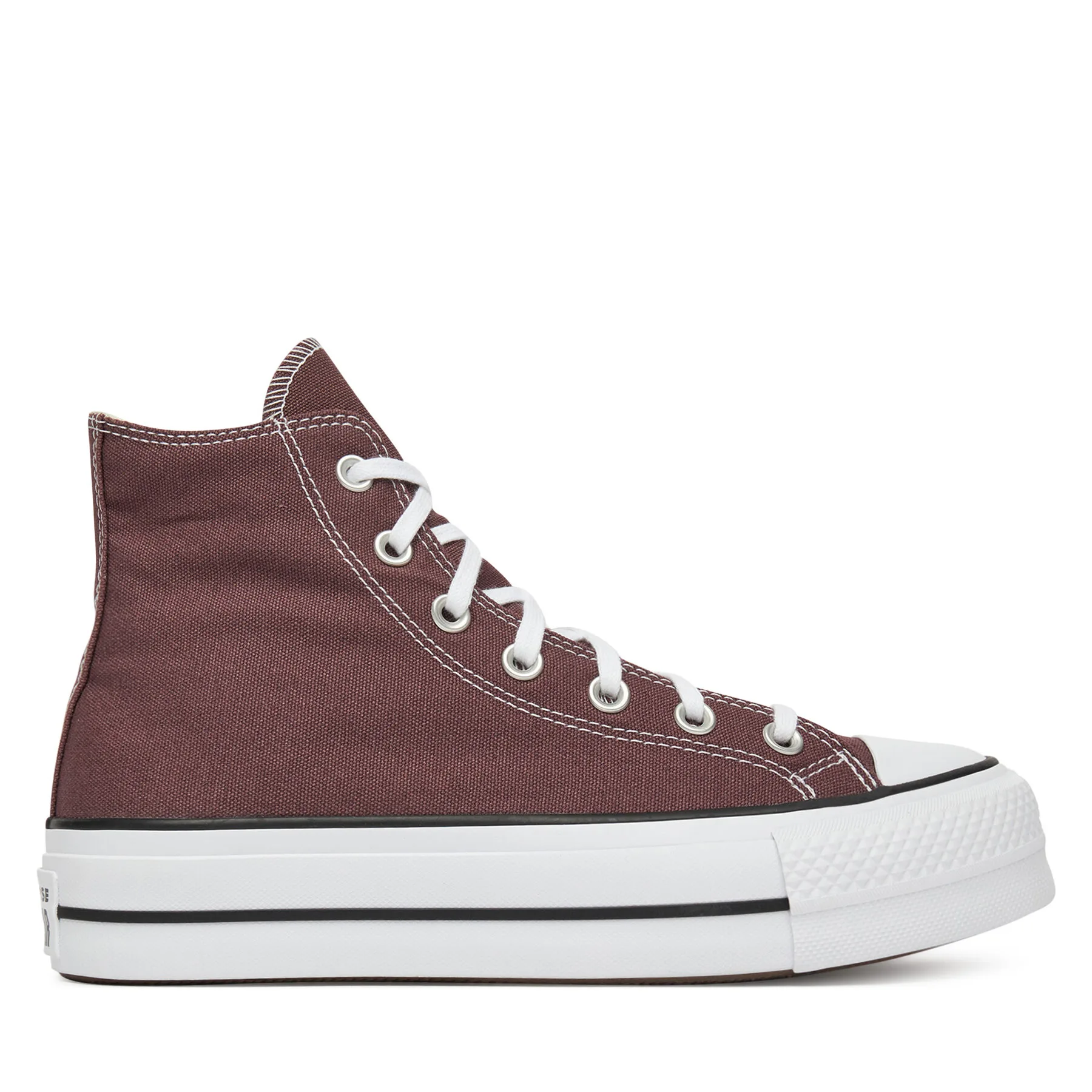 Дамски високи кецове Converse Chuck Taylor All Star Lift Platform бордо