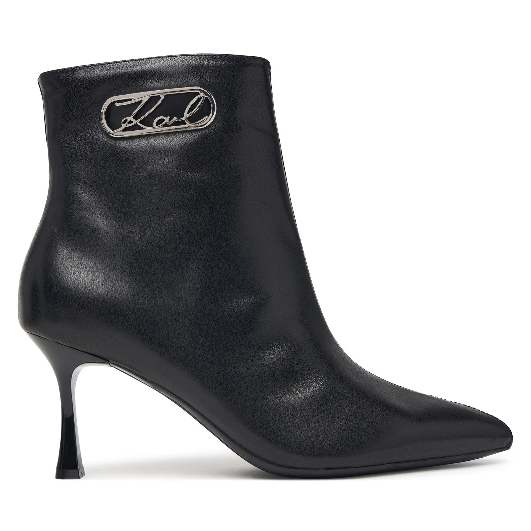 Боти KARL LAGERFELD Sienna KL32745 Черен – Дамски боти на ток