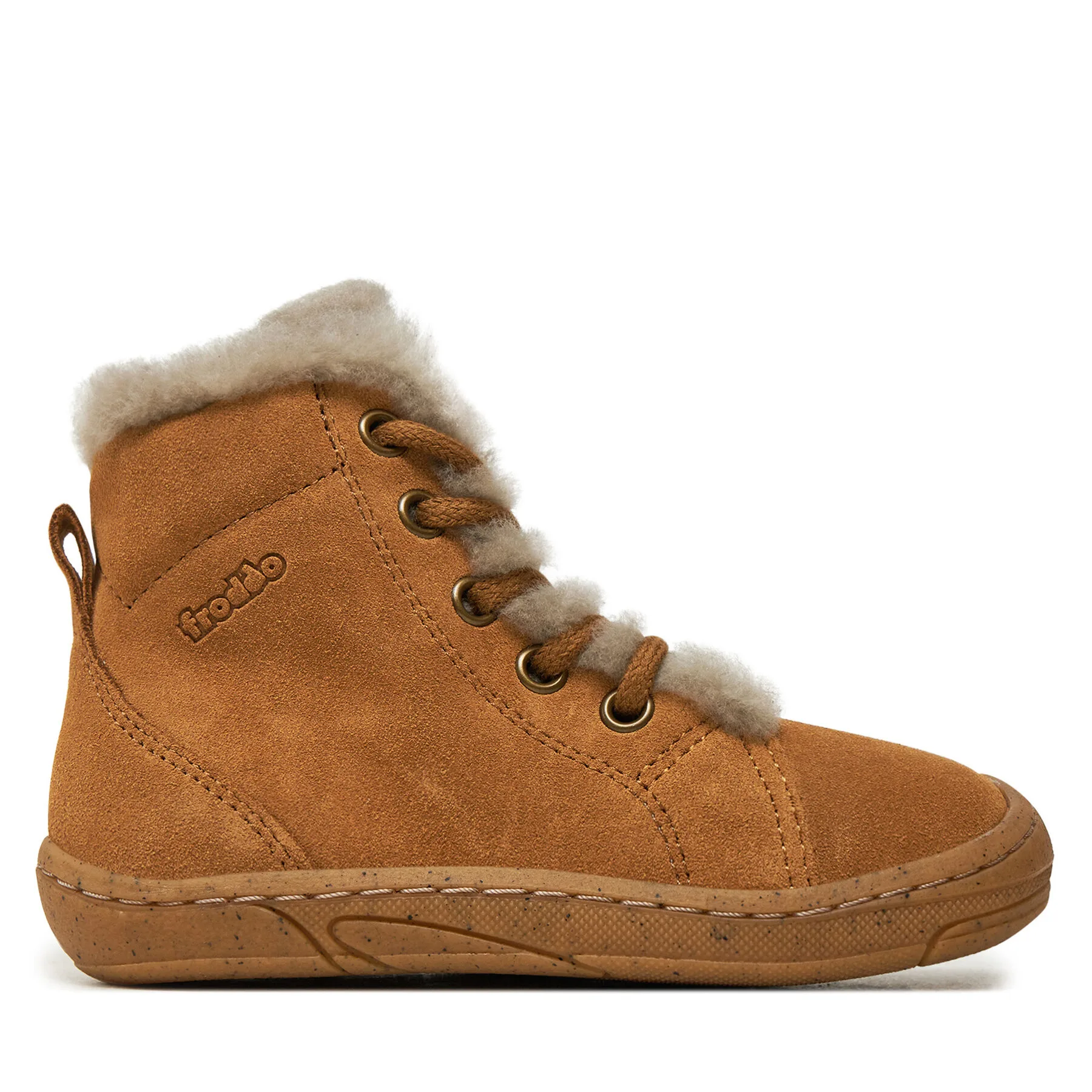 Детски зимни обувки Froddo Minni Suede Laces кафяви