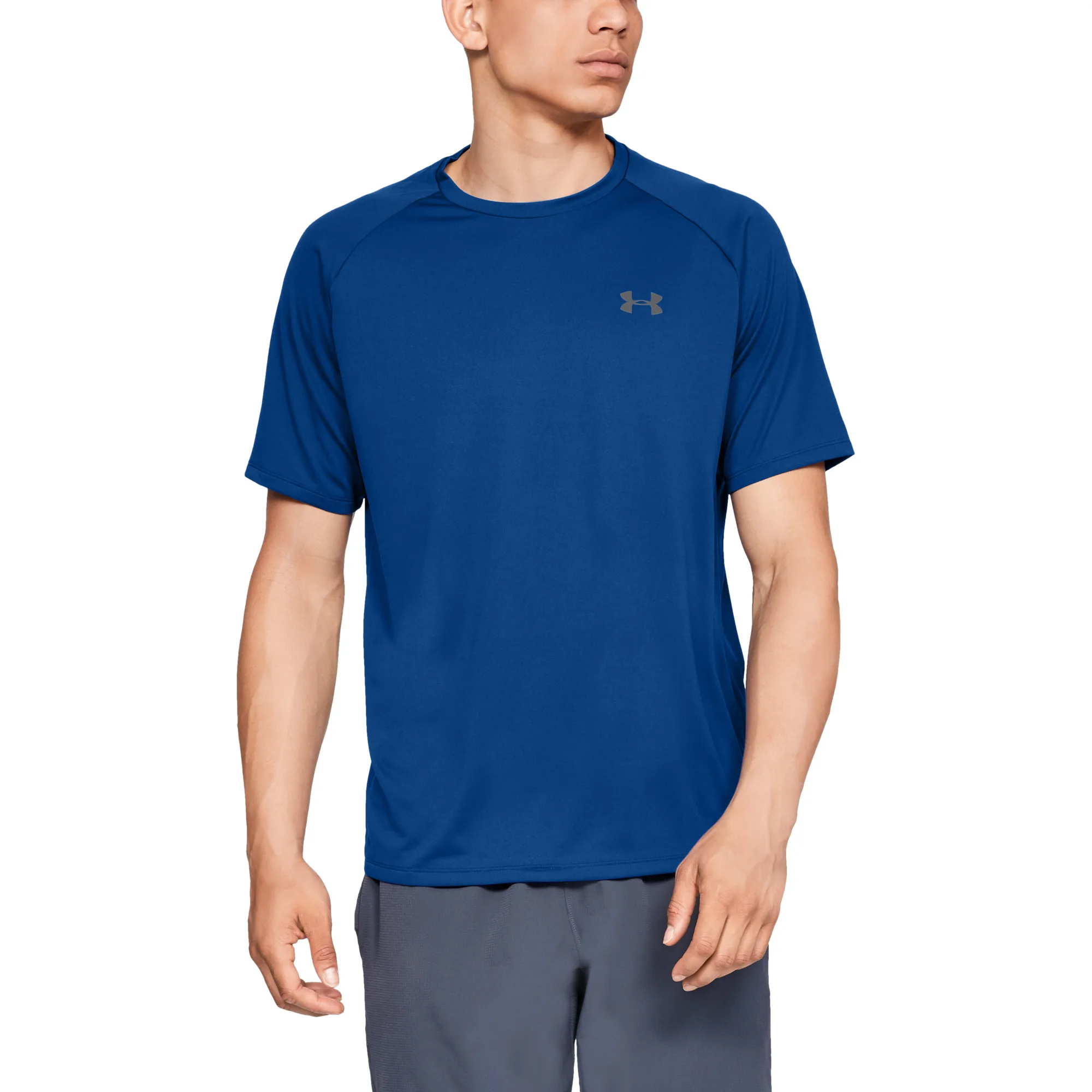 Тениска Under Armour Tech 2.0 SS Tee Royal/ Graphite S – Royal|Graphite – Мъжки тениски