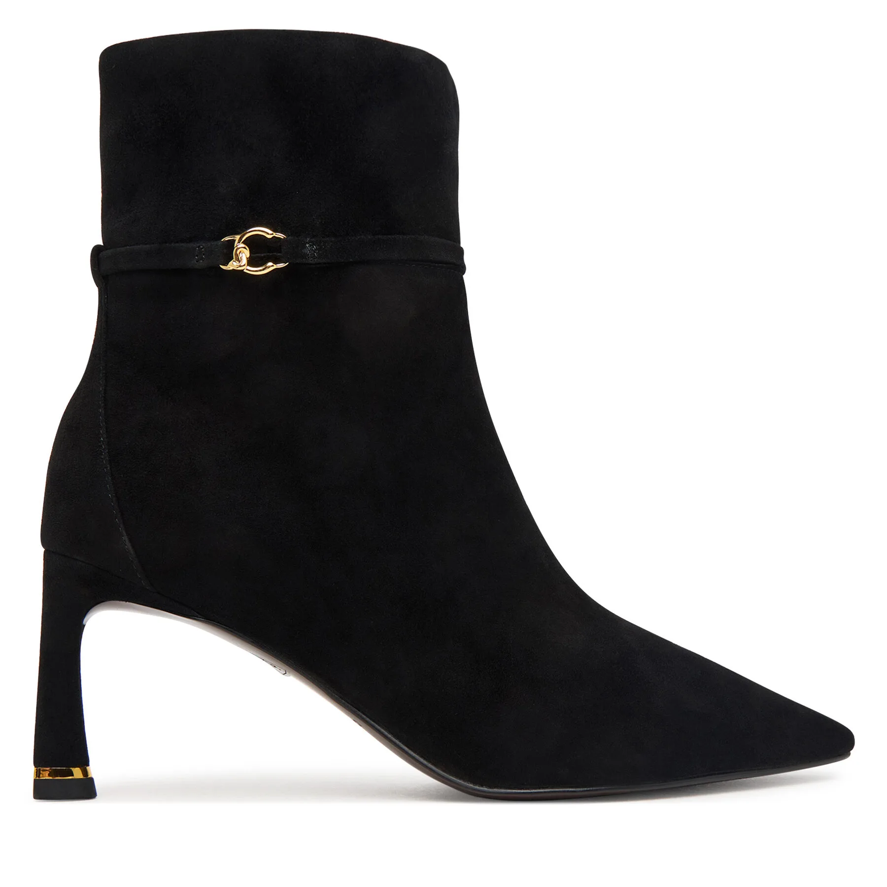 Боти Coccinelle C-look Suede E4 VTL 11 01 01 Черен – Дамски боти на ток