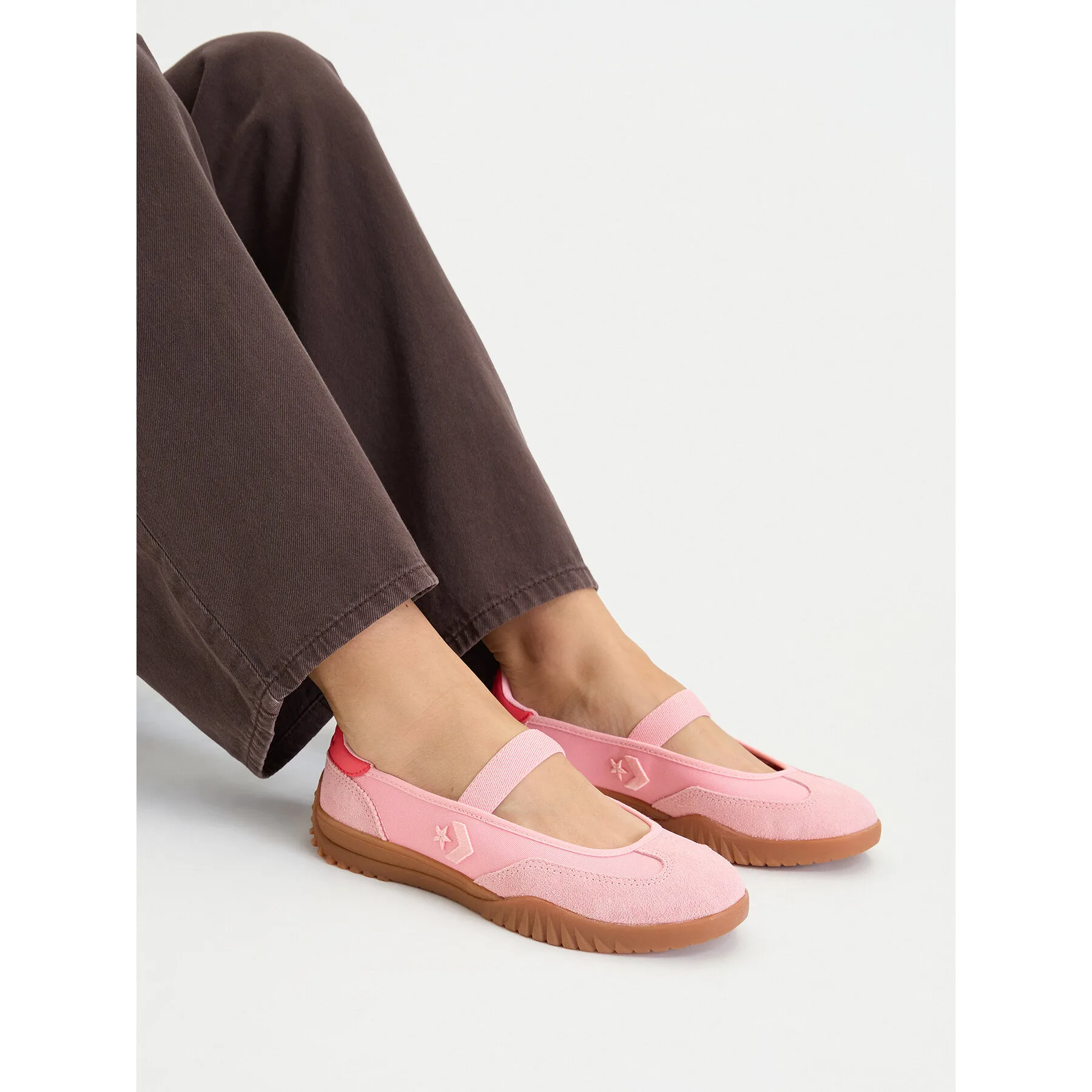 Балеринки Converse Run Star Trainer Ballet Flat​ A17031C Розов – Дамски балеринки