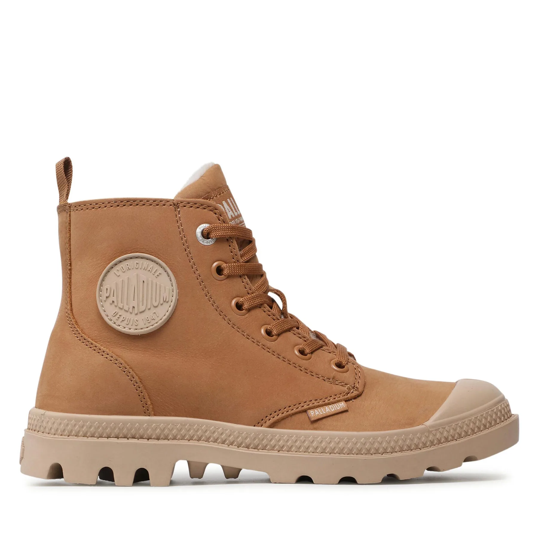 Дамски трапери Palladium o Pampa Hi Zip Wl кафяви – Дамски трапери и кубинки