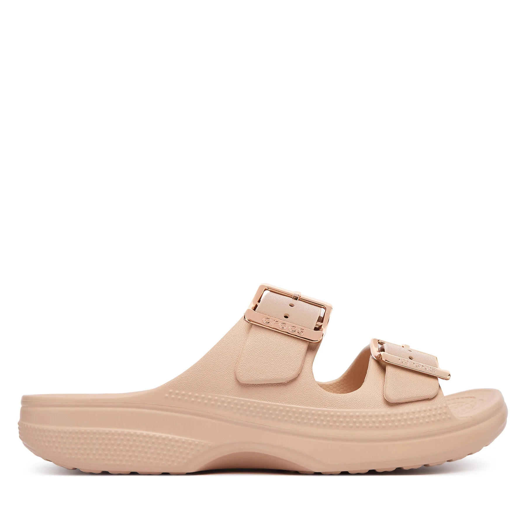 Дамски чехли Crocs Saturday Metallic Buckle розови