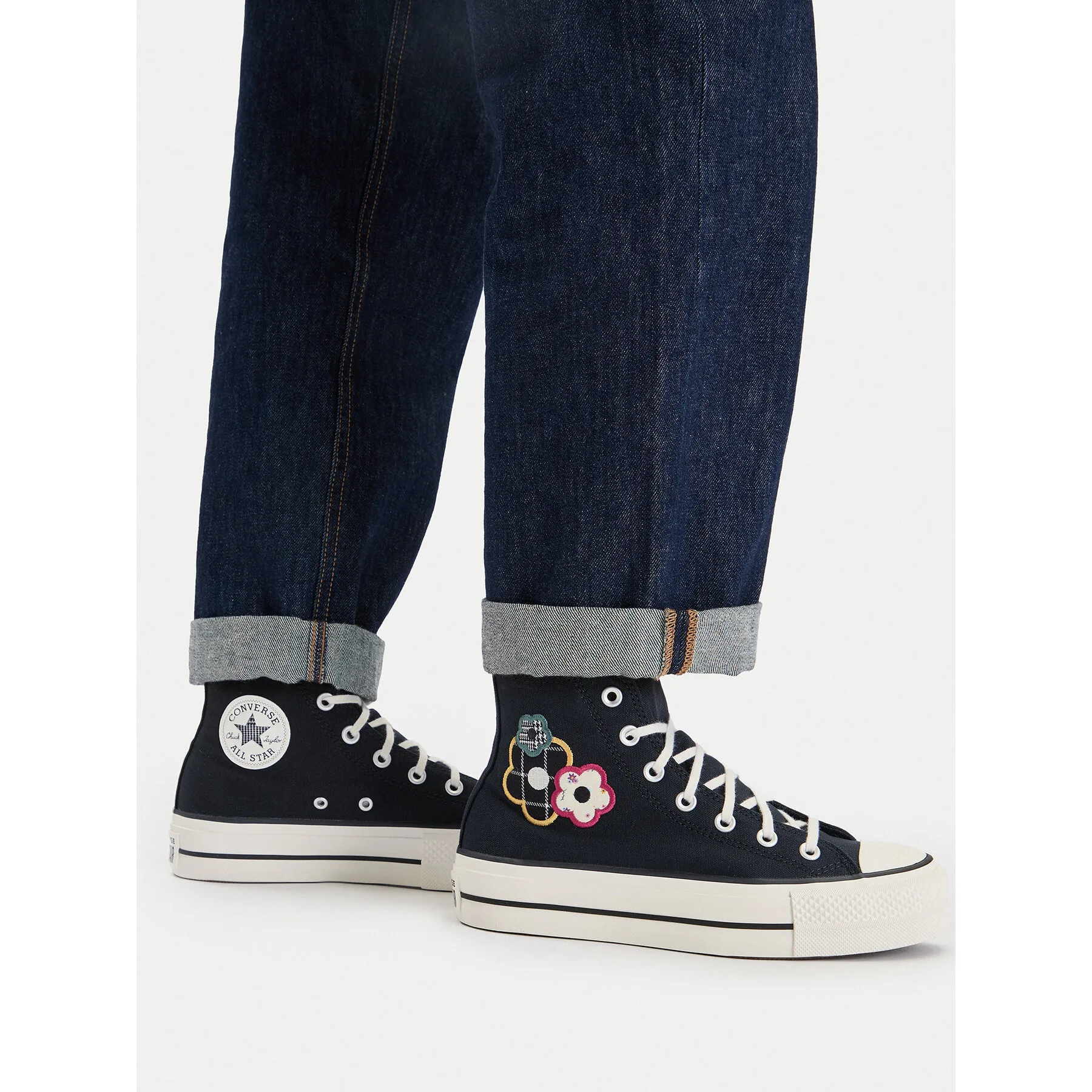 Дамски високи кецове Converse Chuck Taylor All Star Lift Platform A15534C черни – Черен