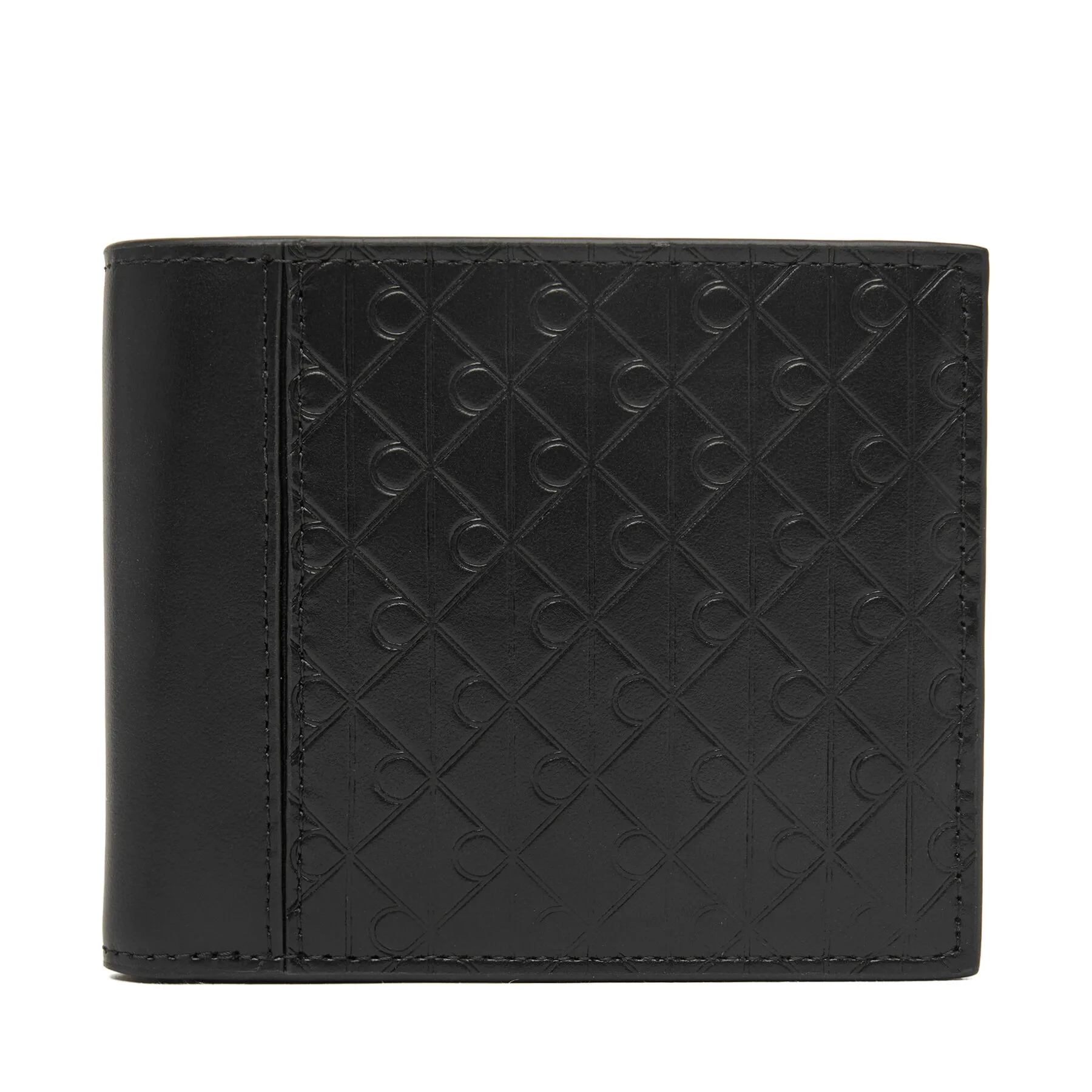 Портфейл Calvin Klein Refined Emblem Mix Billfold W/ F LV04D1317G Черен – Мъжки портмонета