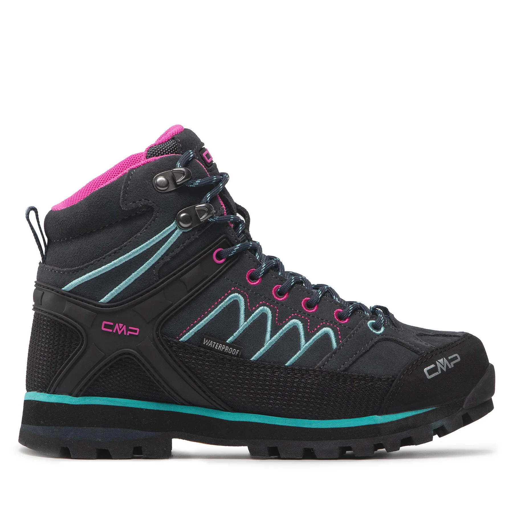 Туристически CMP Moon Mid Wmn Trekking Shoe Wp 31Q4796 Сив – Спортни обувки