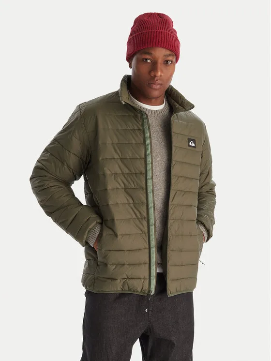 Мъжко яке Quiksilver Scaly FZ зелено – Мъжки преходни якета