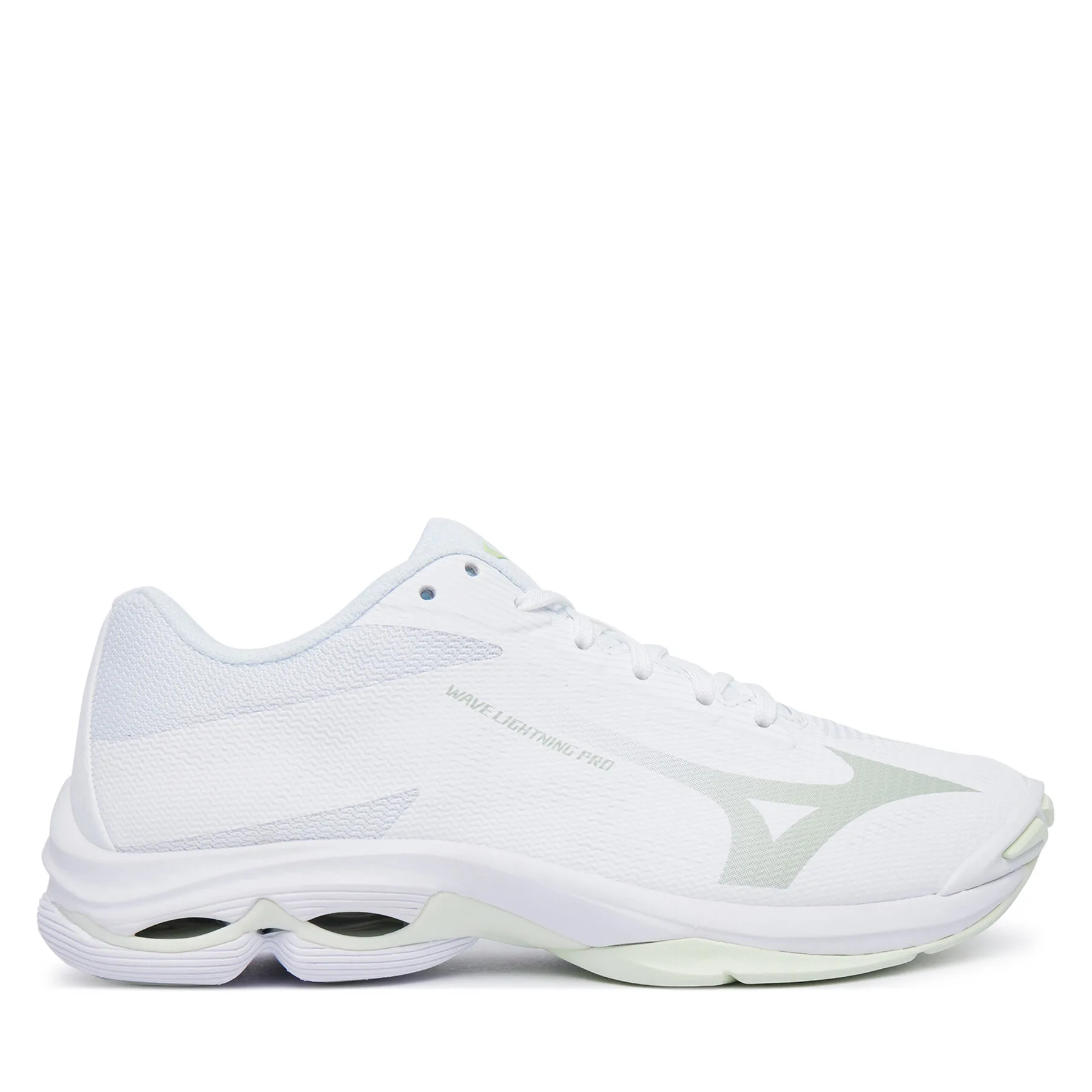 Дамски обувки за зала Mizuno Wave Lightning Pro бели – Бял – Обувки за спортове на закрито