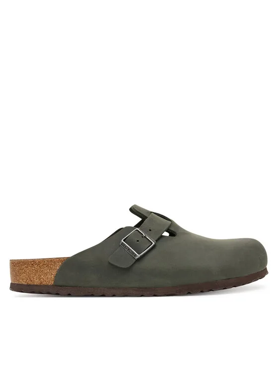 Birkenstock Чехли Boston 1032724 Тъмнозелен – Мъжки чехли