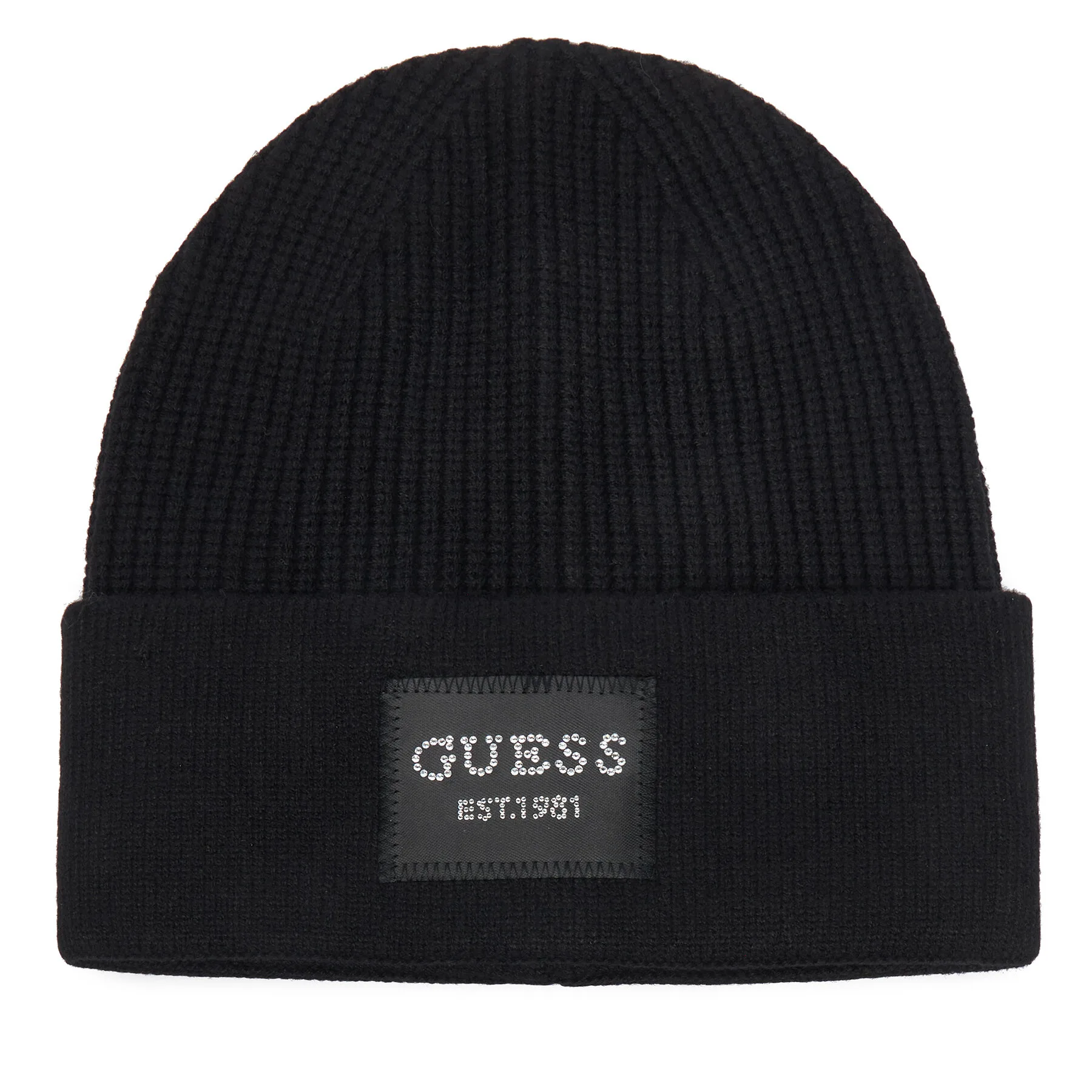 Дамска зимна шапка Guess AW5631 VIS01 черна – Черен – Зимни шапки