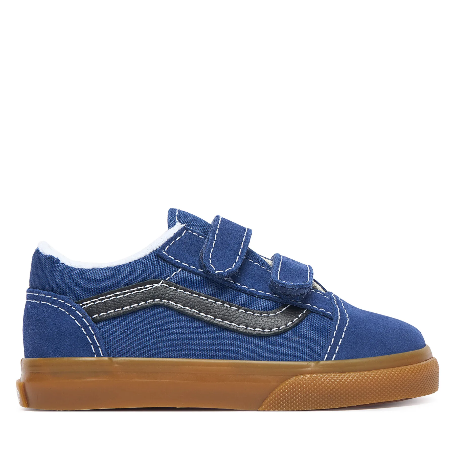 Детски кецове Vans Old Skool VN000VB25TU1 тъмносини – Детски ниски кецове