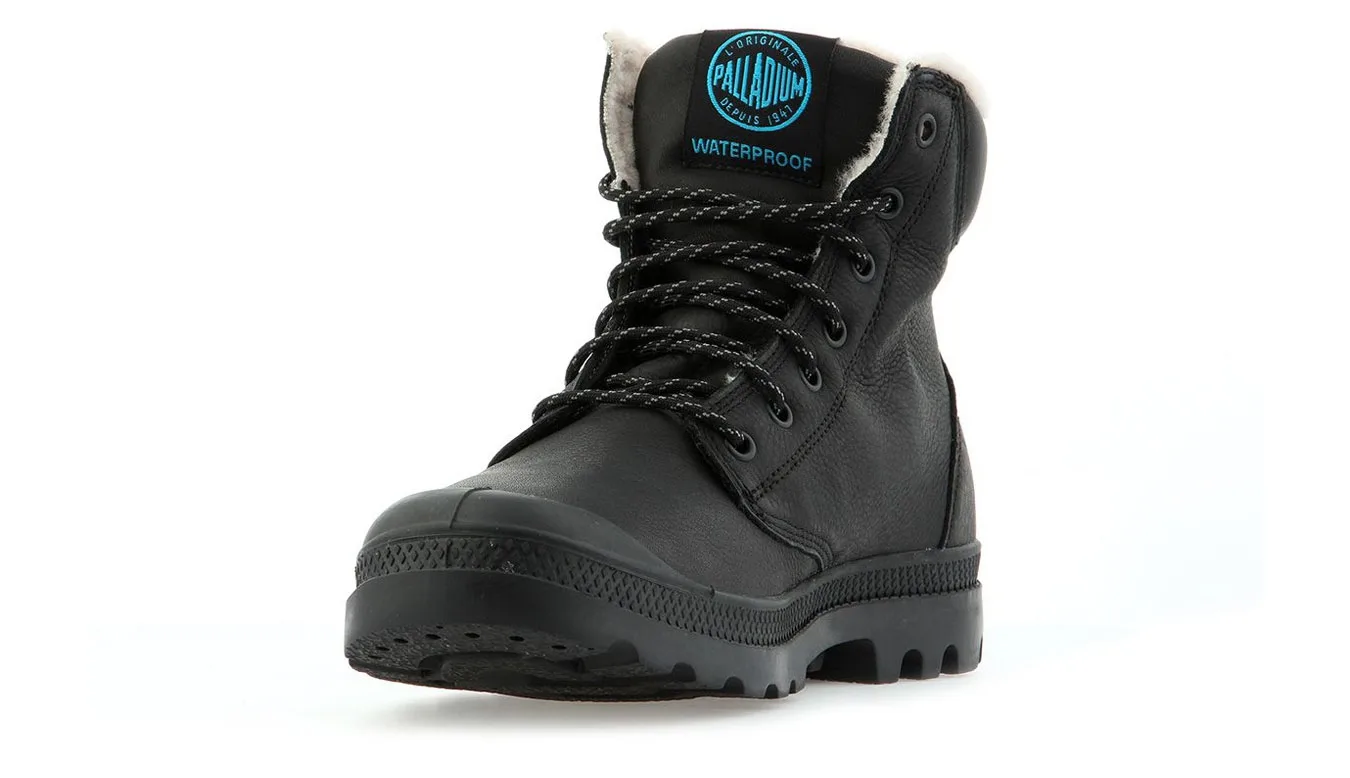 Боти Palladium Pampa Sport Cuff Waterproof Shearling 72992-001 черни – Preto – Боти и ботуши