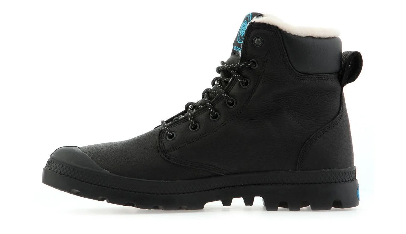 Боти Palladium Pampa Sport Cuff Waterproof Shearling 72992-001 черни – Preto – Боти и ботуши